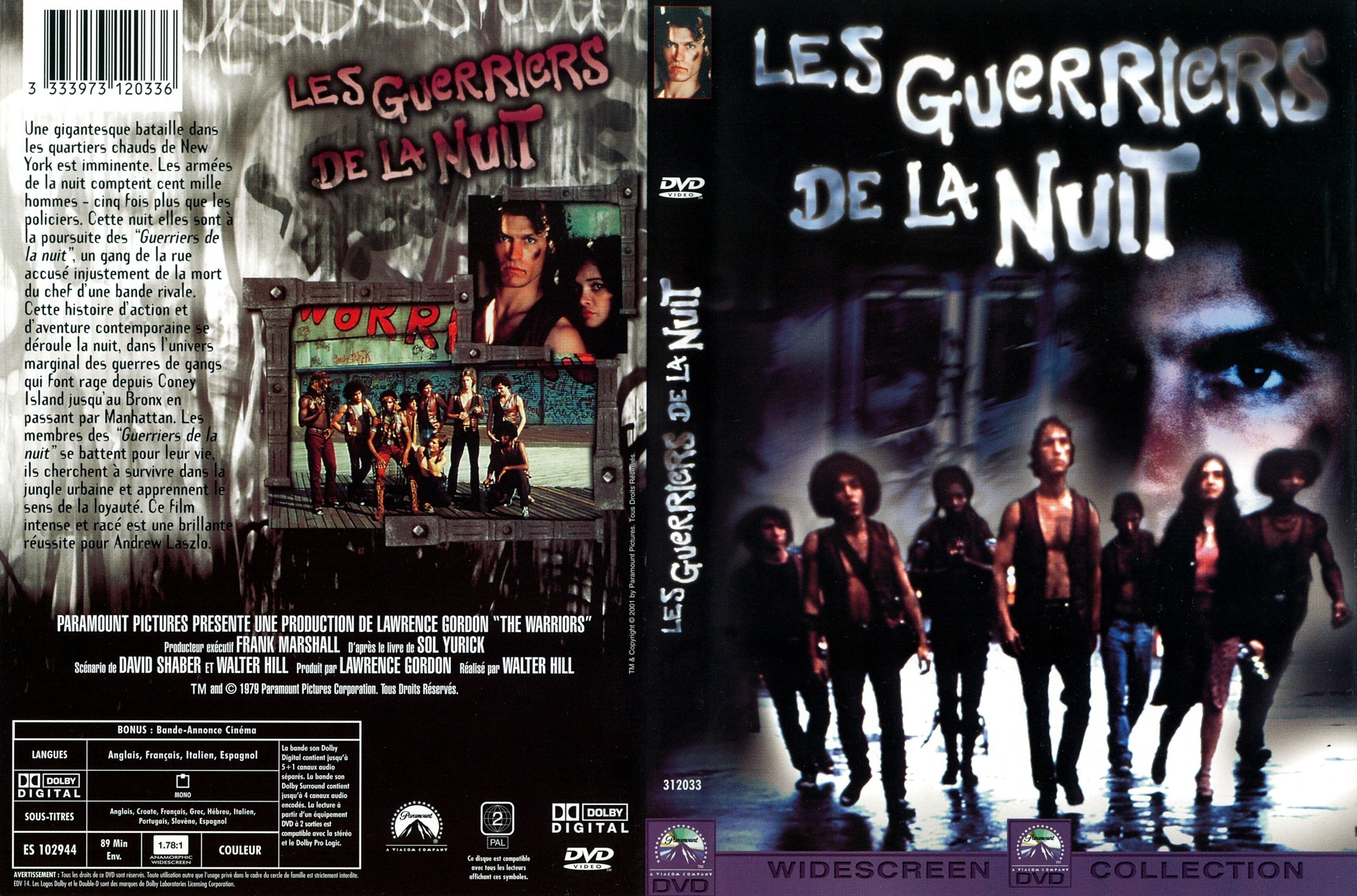 Jaquette DVD Les guerriers de la nuit