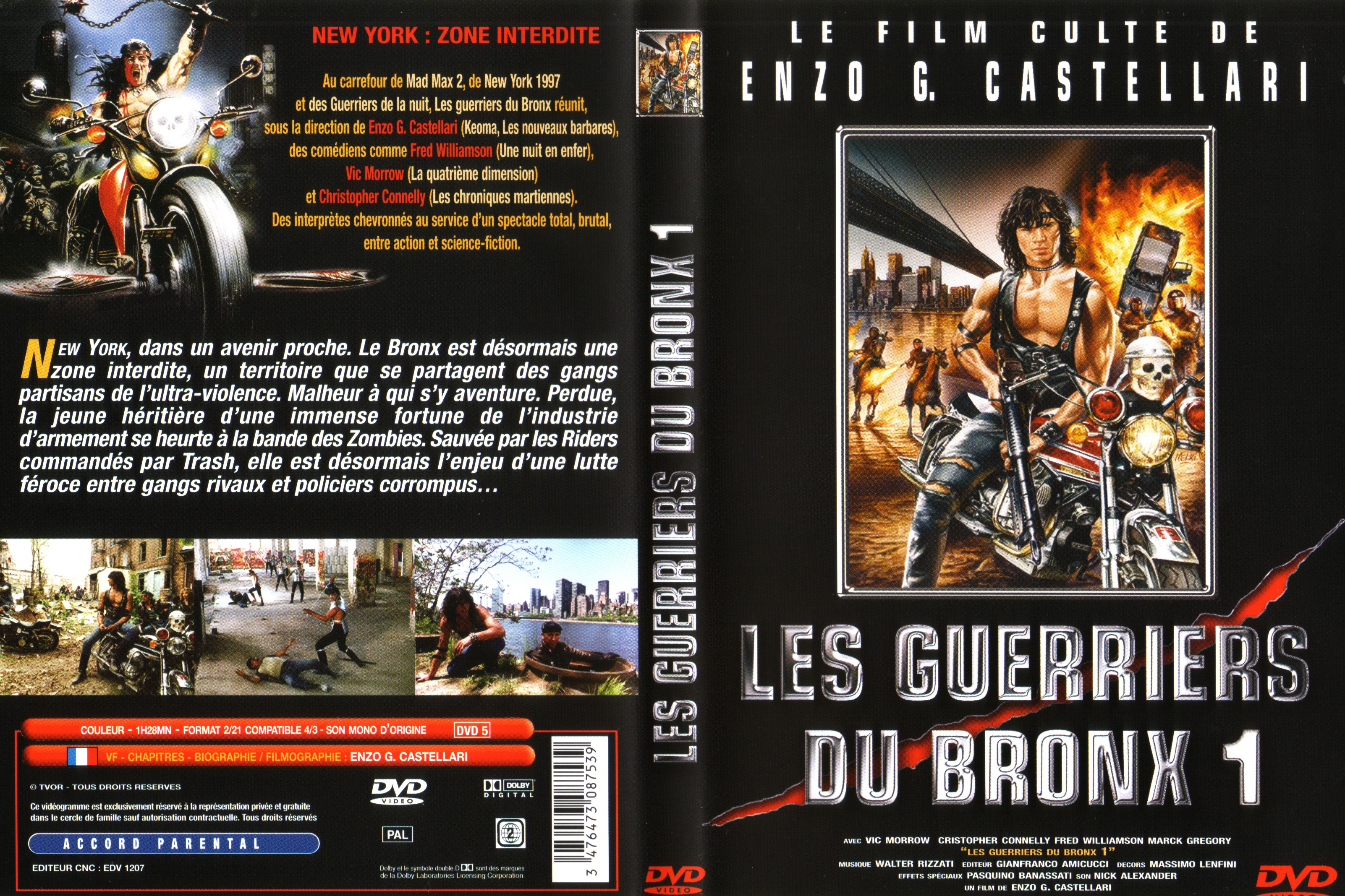 Jaquette DVD Les guerriers du bronx