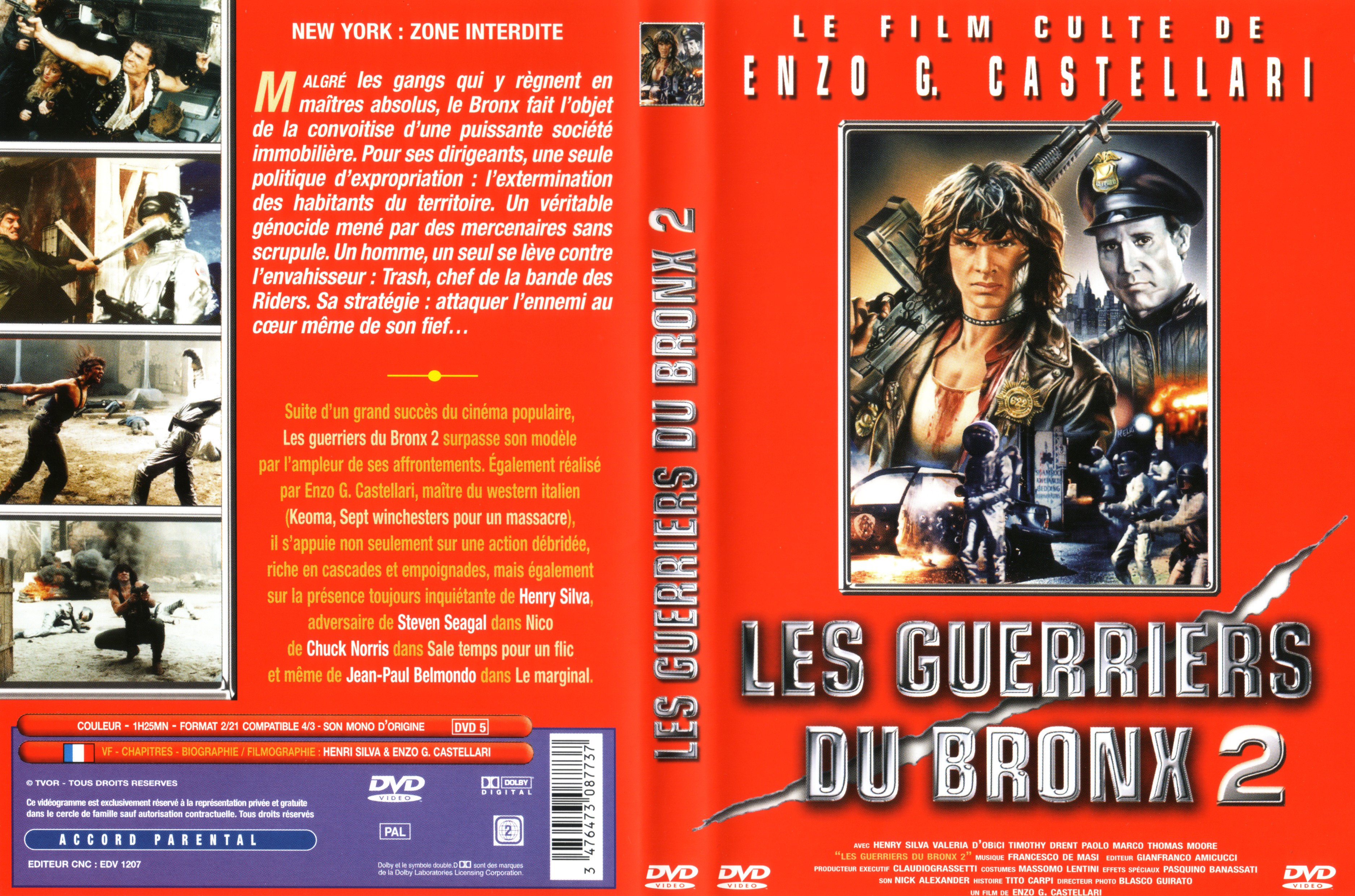 Jaquette DVD Les guerriers du bronx 2
