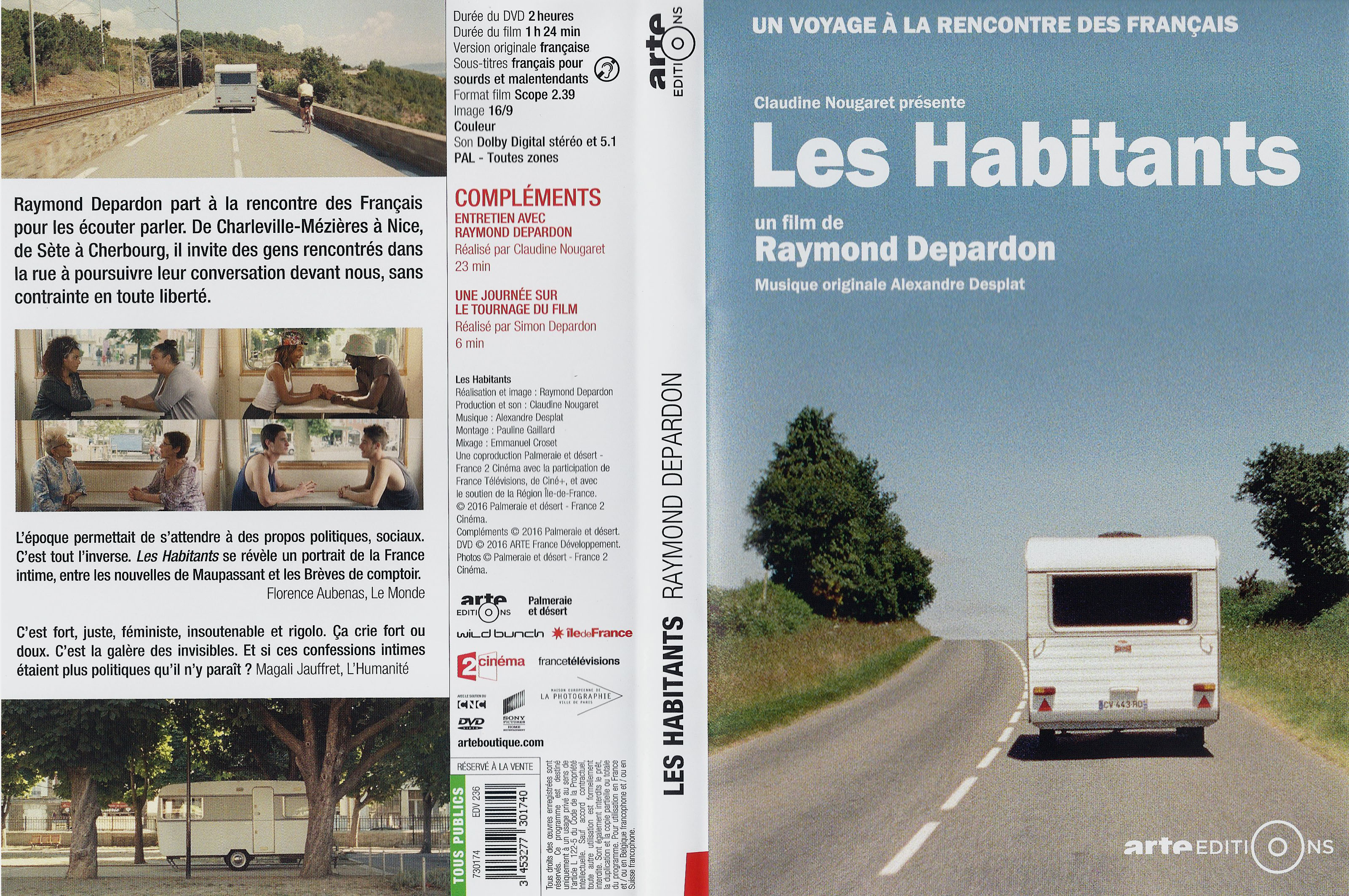 Jaquette DVD Les habitants (2016)