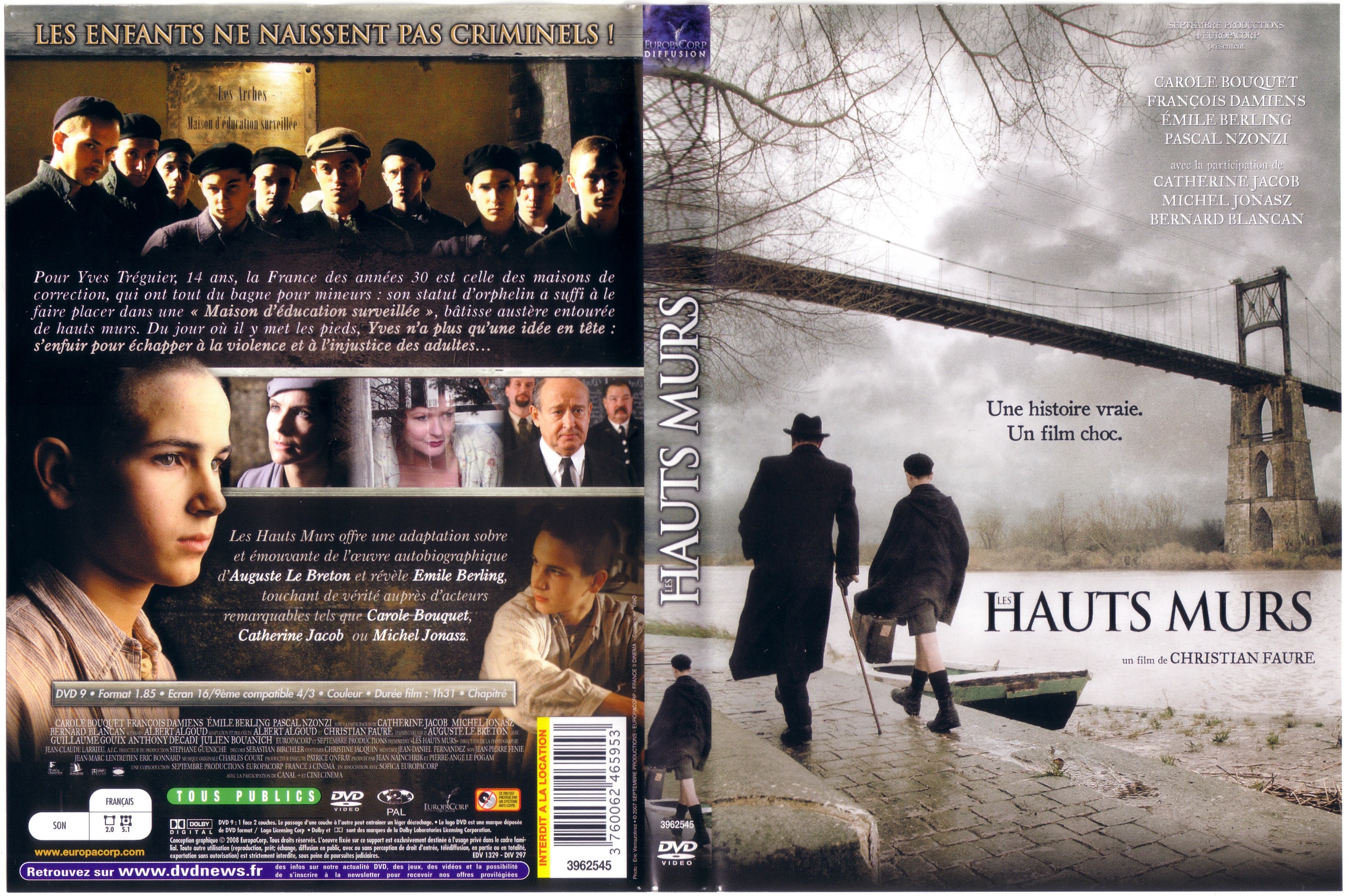 Jaquette DVD Les hauts murs