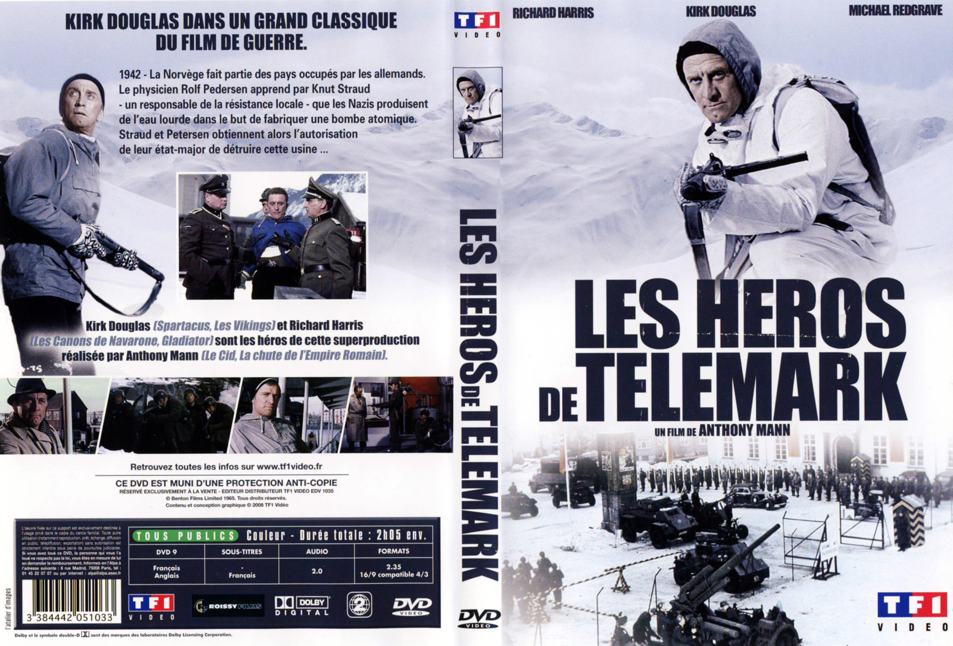 Jaquette DVD Les hros de Telemark