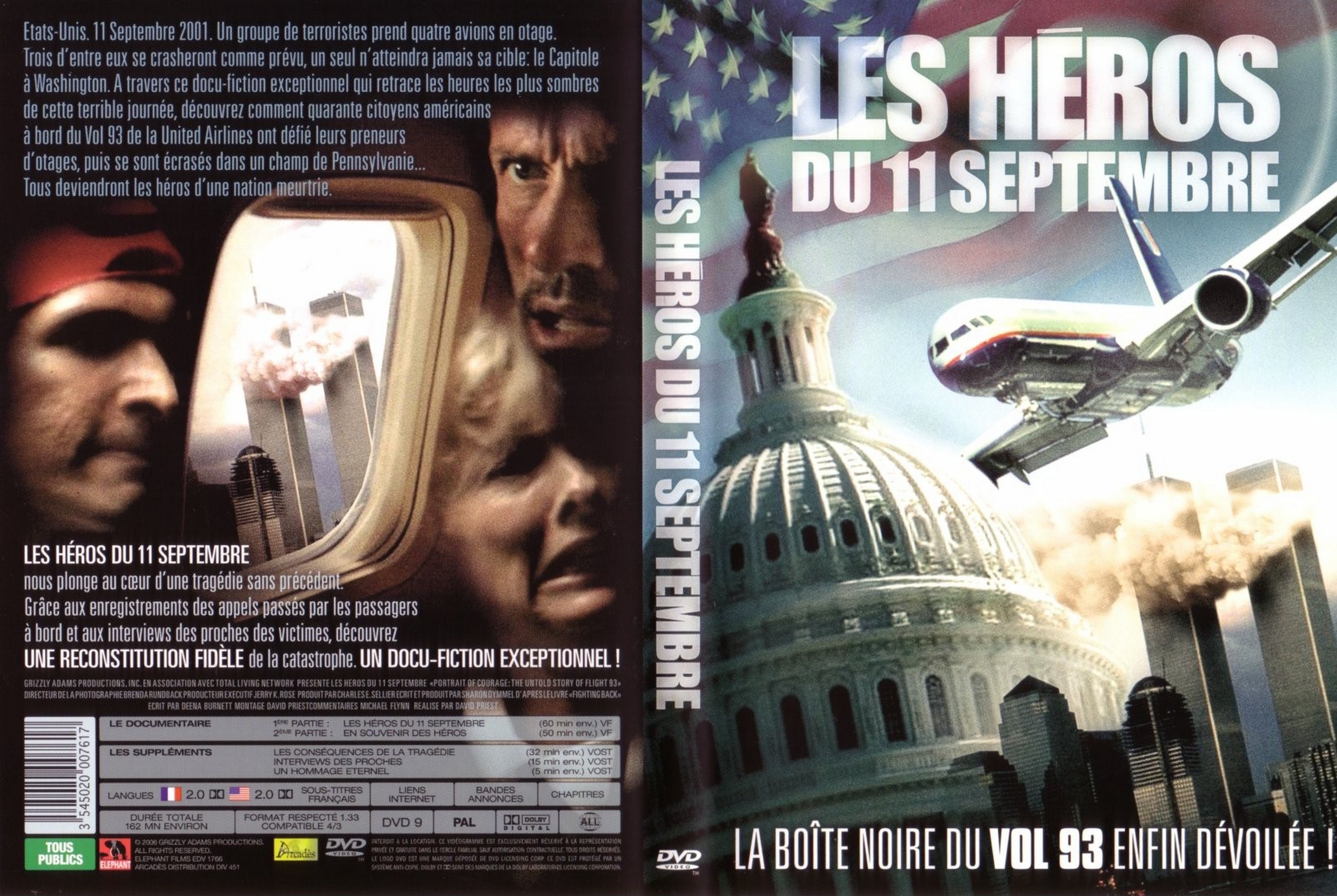 Jaquette DVD Les heros du 11 septembre