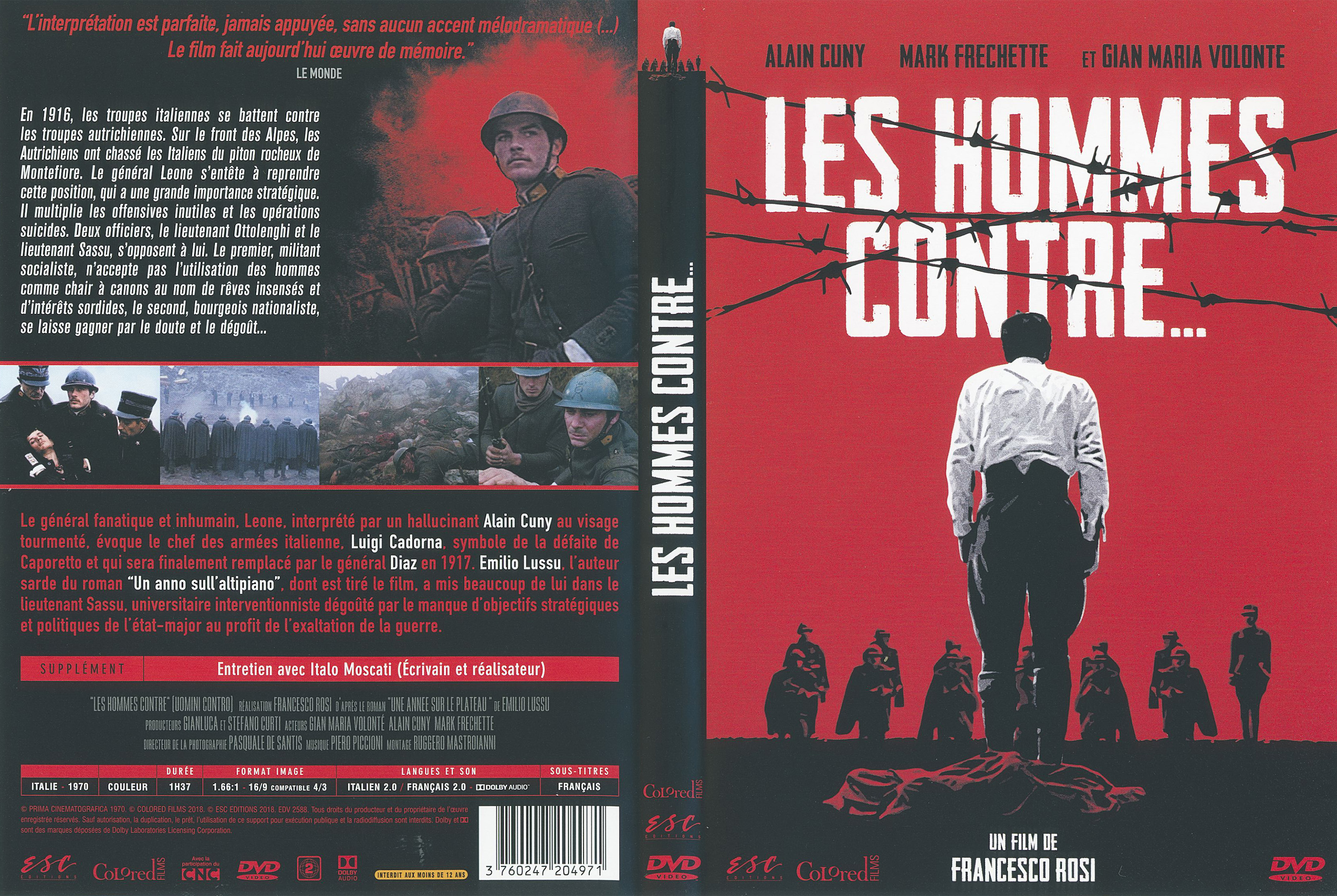 Jaquette DVD Les hommes contre