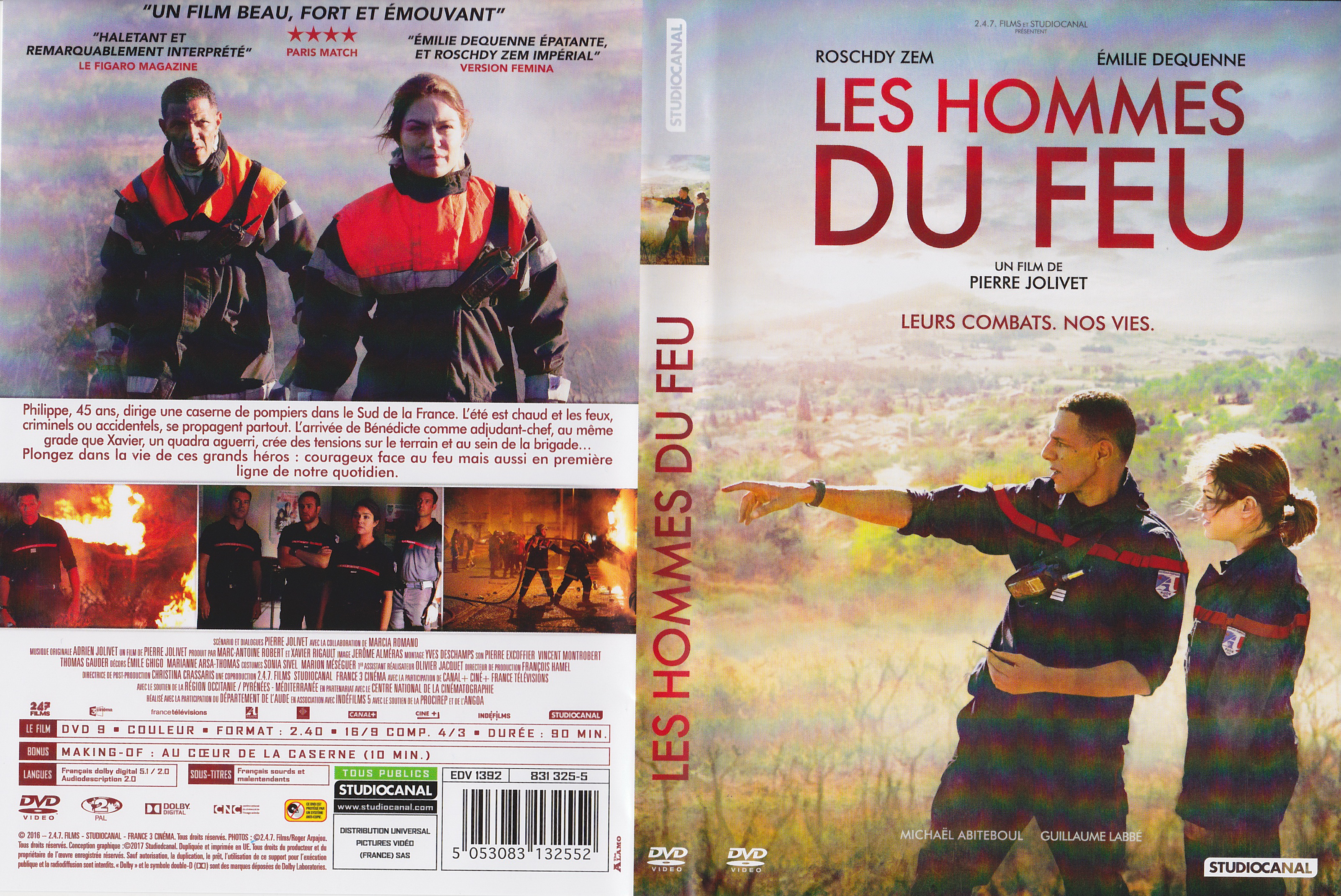 Jaquette DVD Les hommes du feu