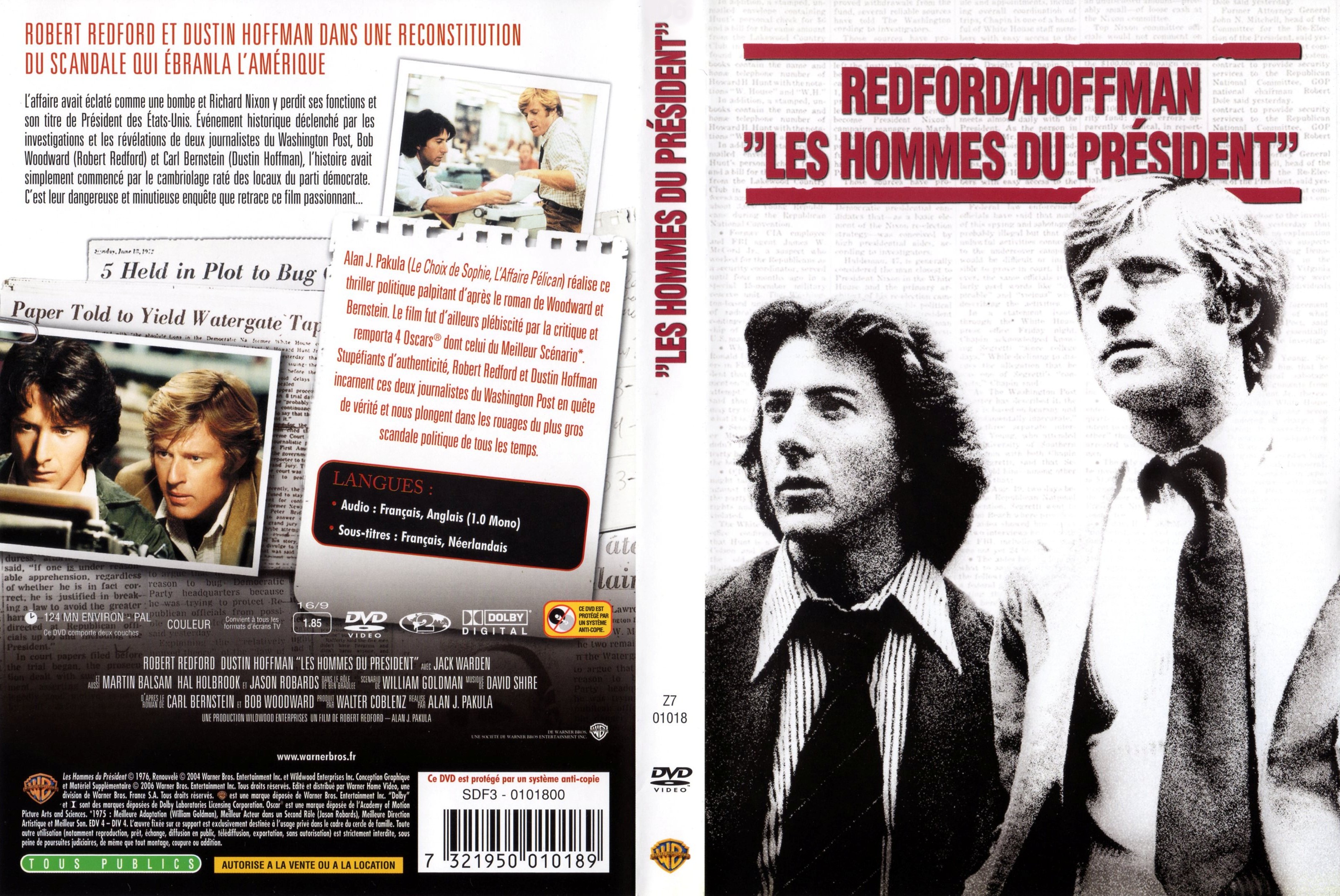 Jaquette DVD Les hommes du prsident