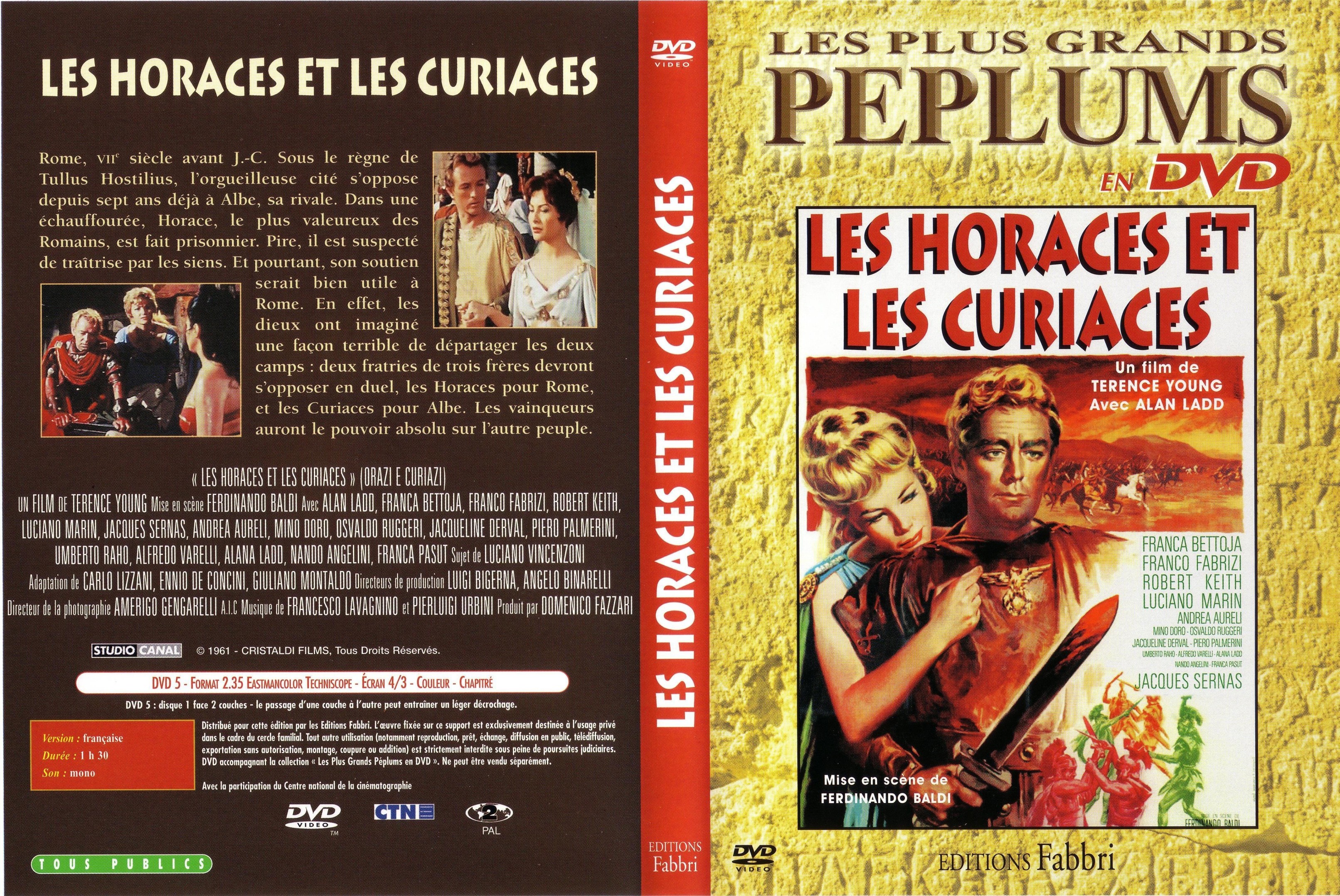 Jaquette DVD Les horaces et les curiaces