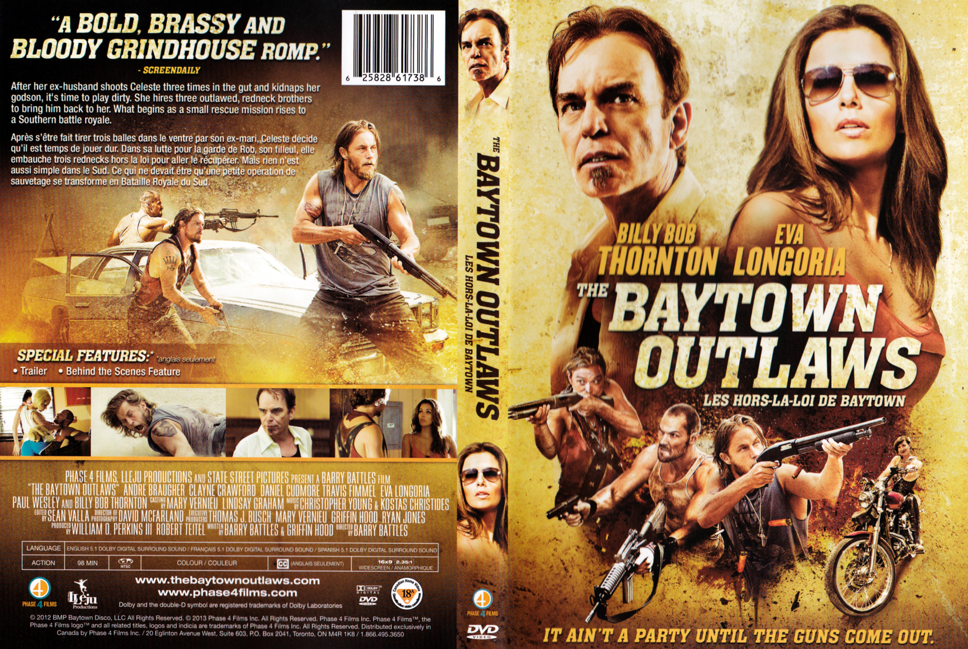 Jaquette DVD Les hors la loi de Baytown - The Baytown Outlaws (Canadienne)