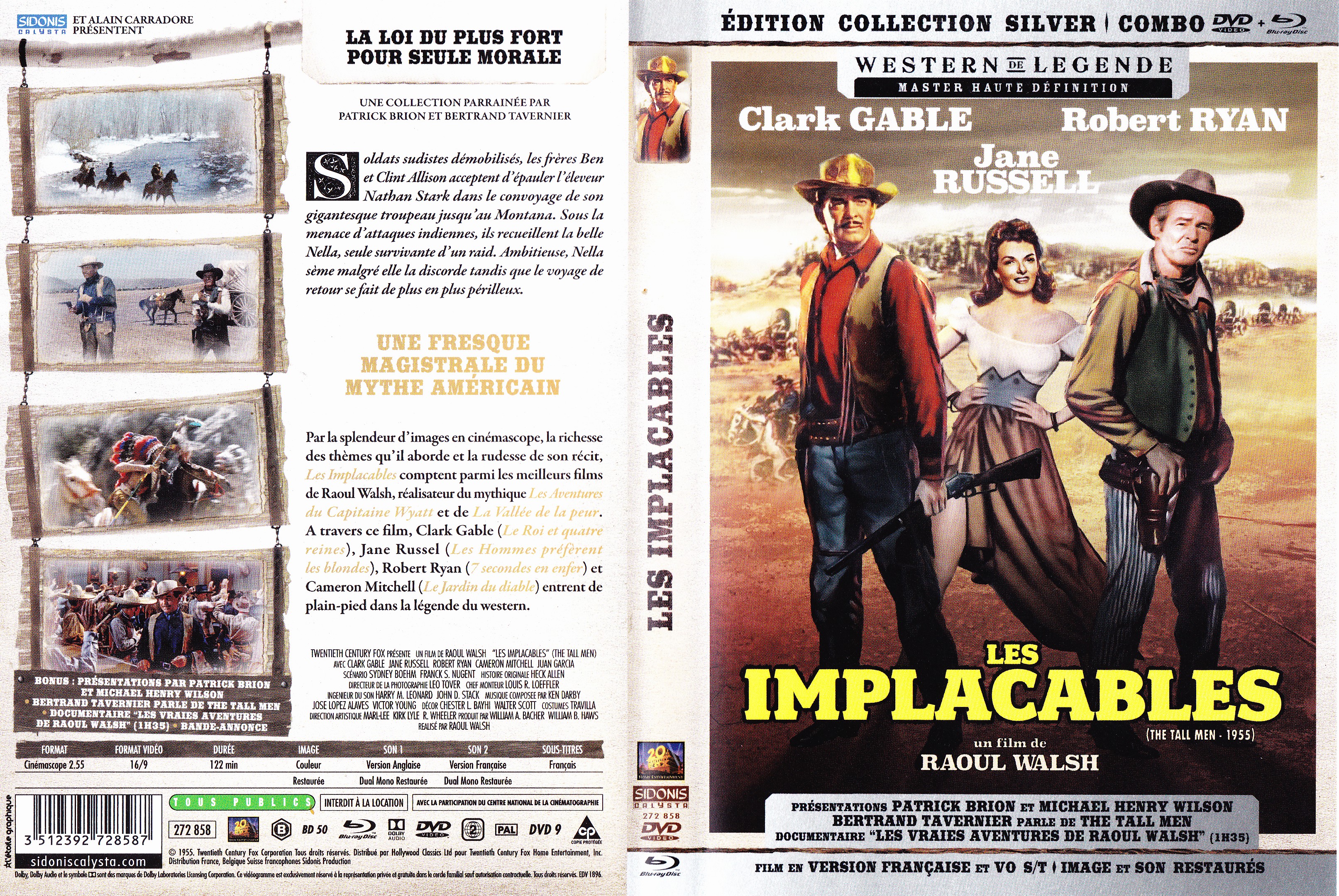 Jaquette DVD Les implacables v2