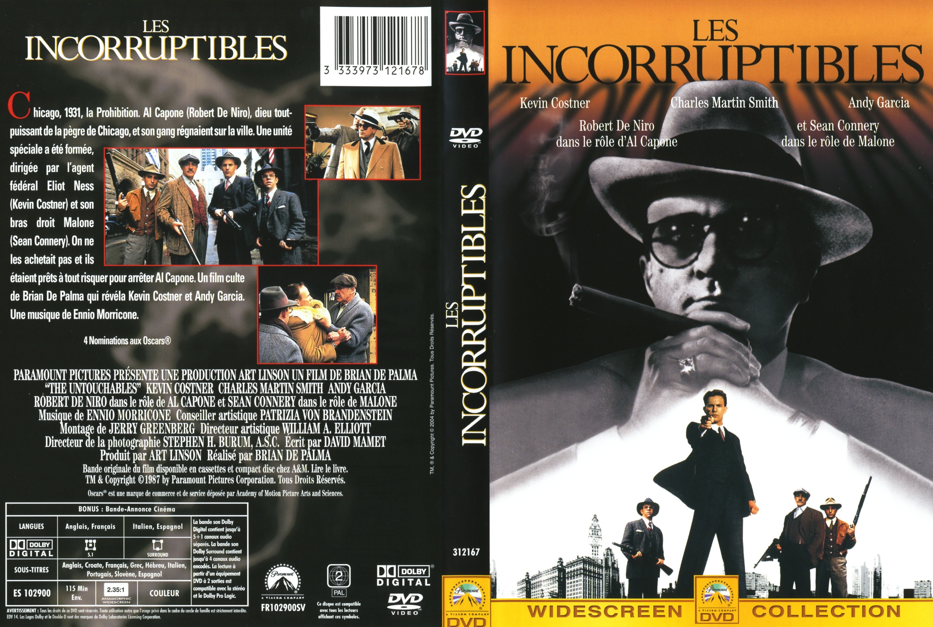 Jaquette DVD Les incorruptibles