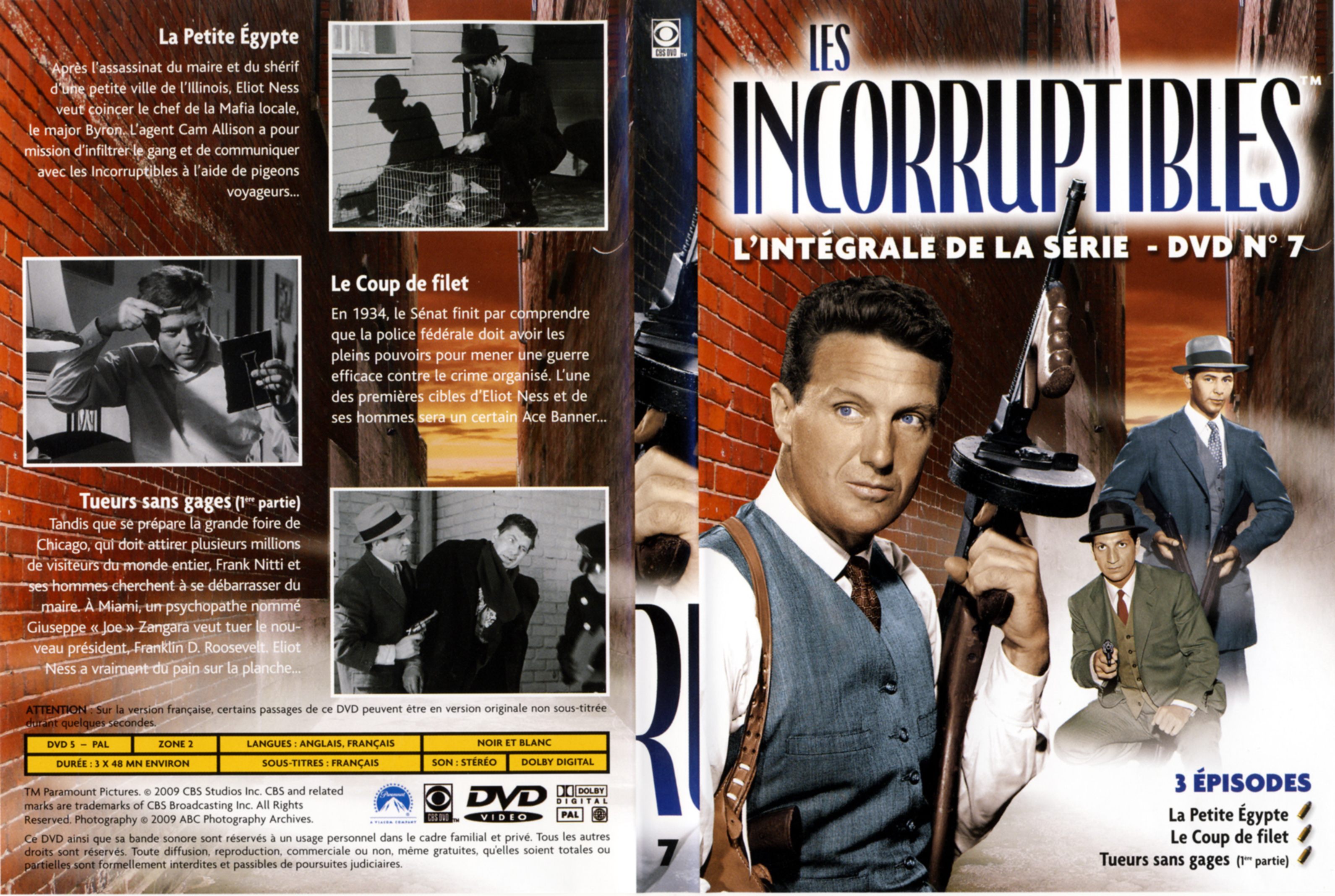 Jaquette DVD Les incorruptibles intgrale DVD 07