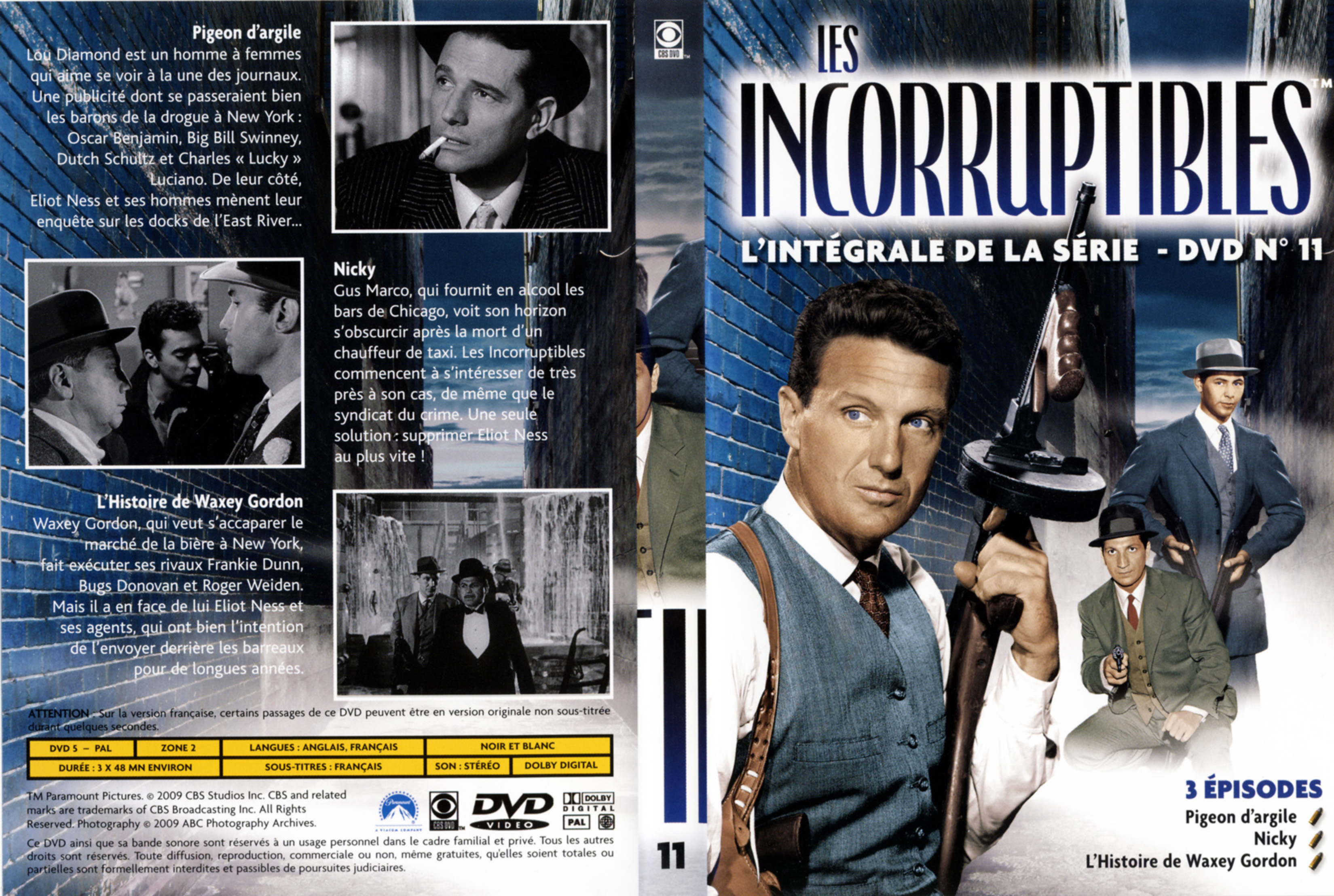 Jaquette DVD Les incorruptibles intgrale DVD 11