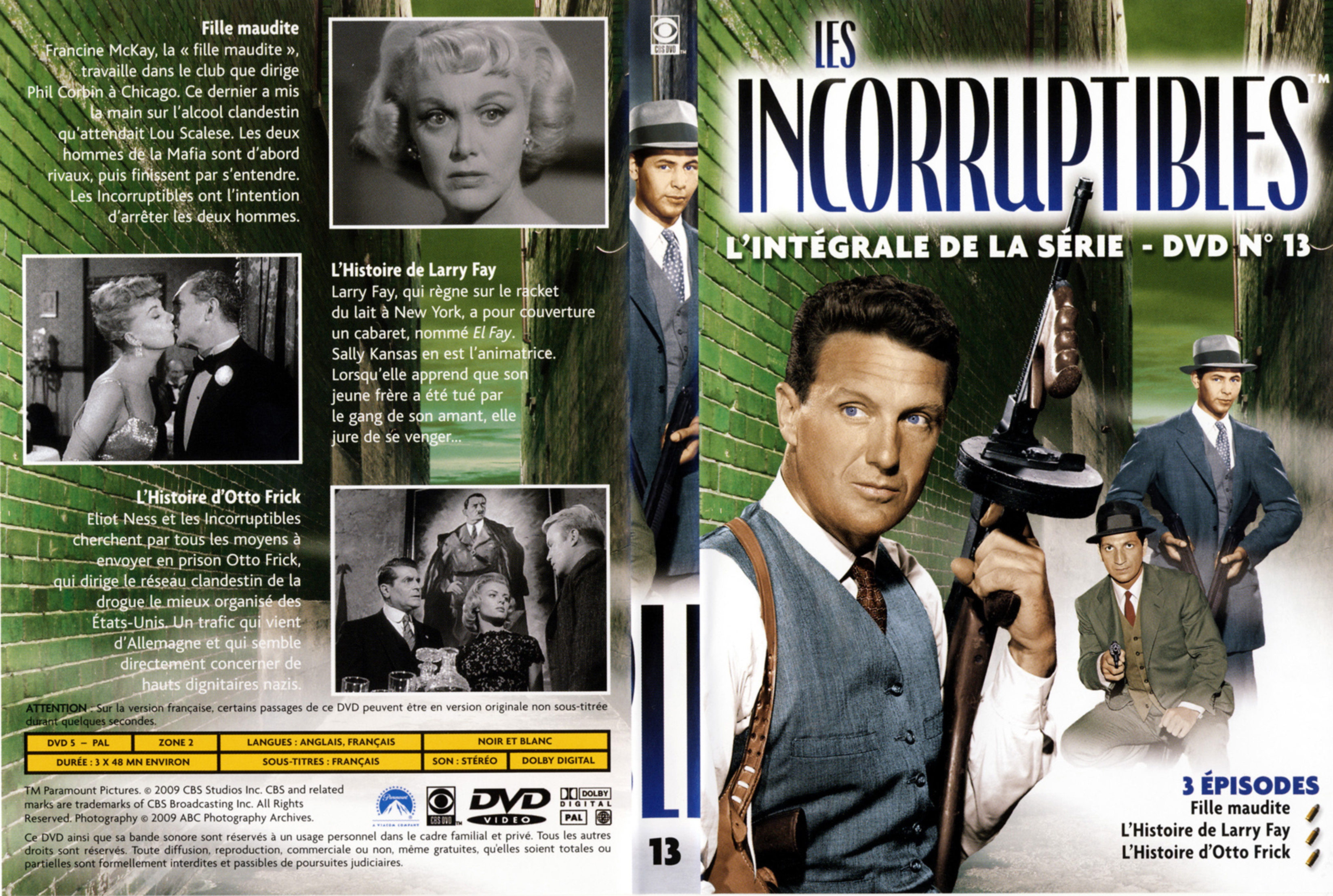 Jaquette DVD Les incorruptibles intgrale DVD 13