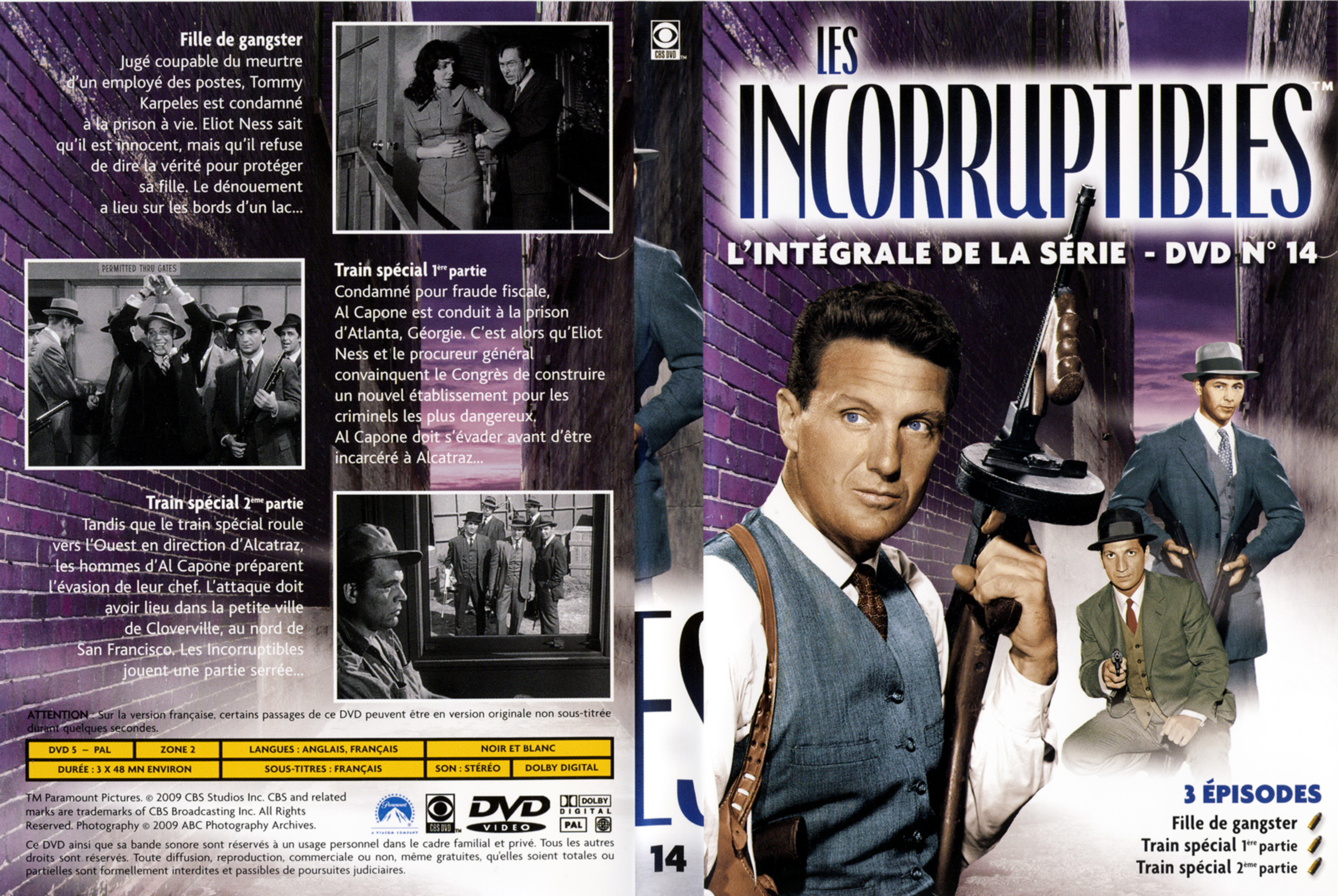 Jaquette DVD Les incorruptibles intgrale DVD 14