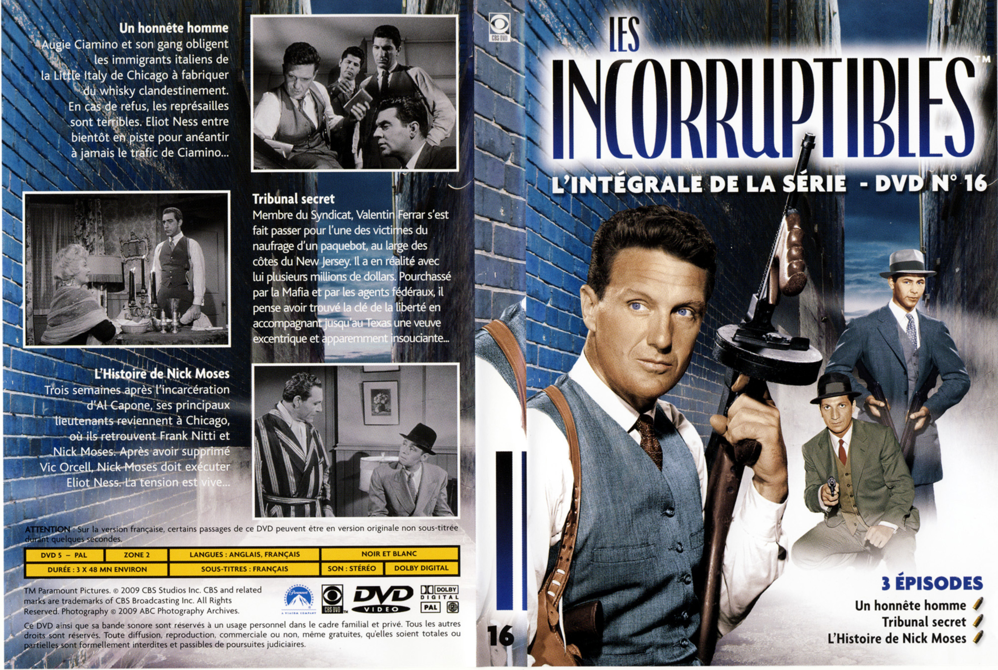 Jaquette DVD Les incorruptibles intgrale DVD 16