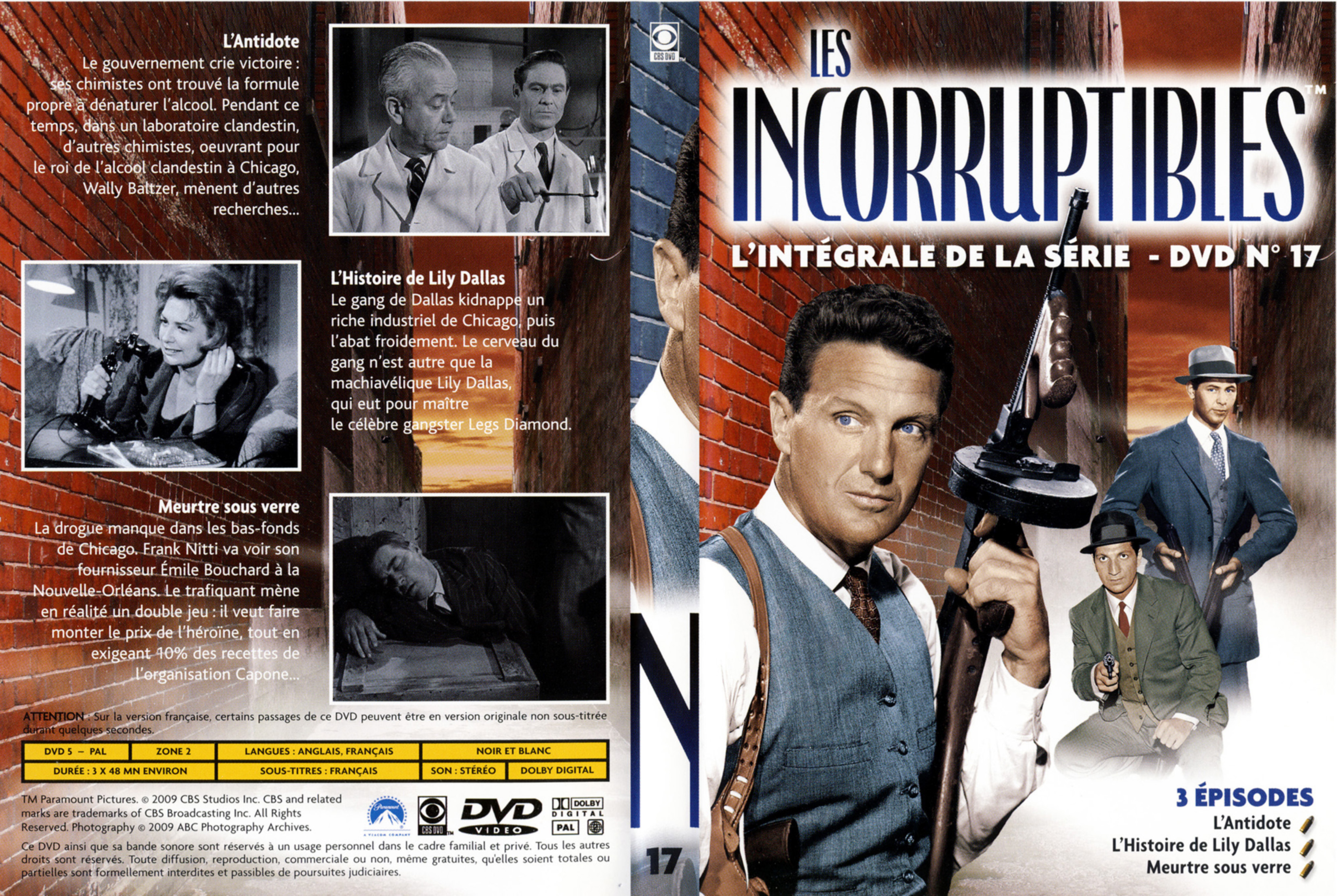 Jaquette DVD Les incorruptibles intgrale DVD 17