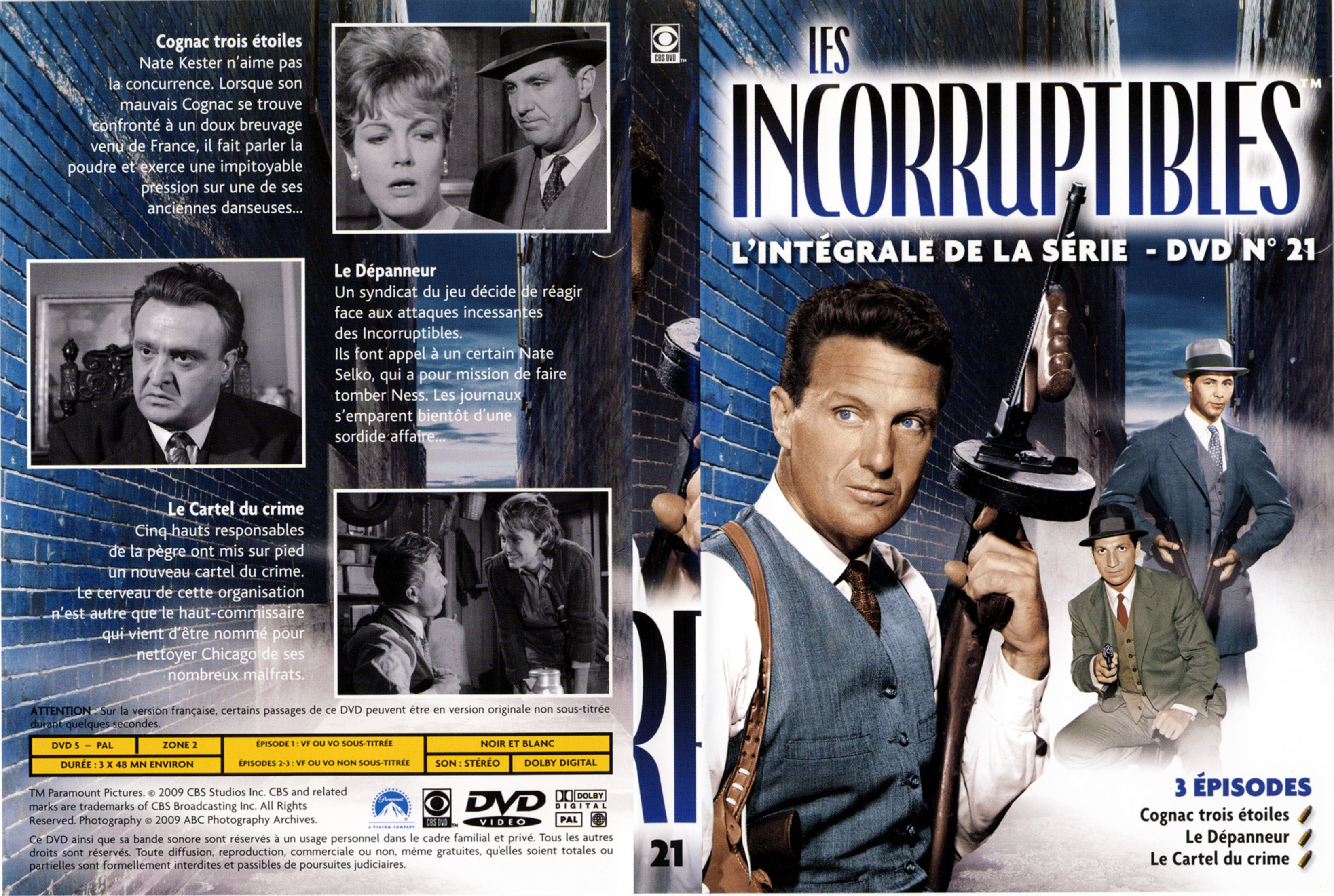 Jaquette DVD Les incorruptibles intgrale DVD 21