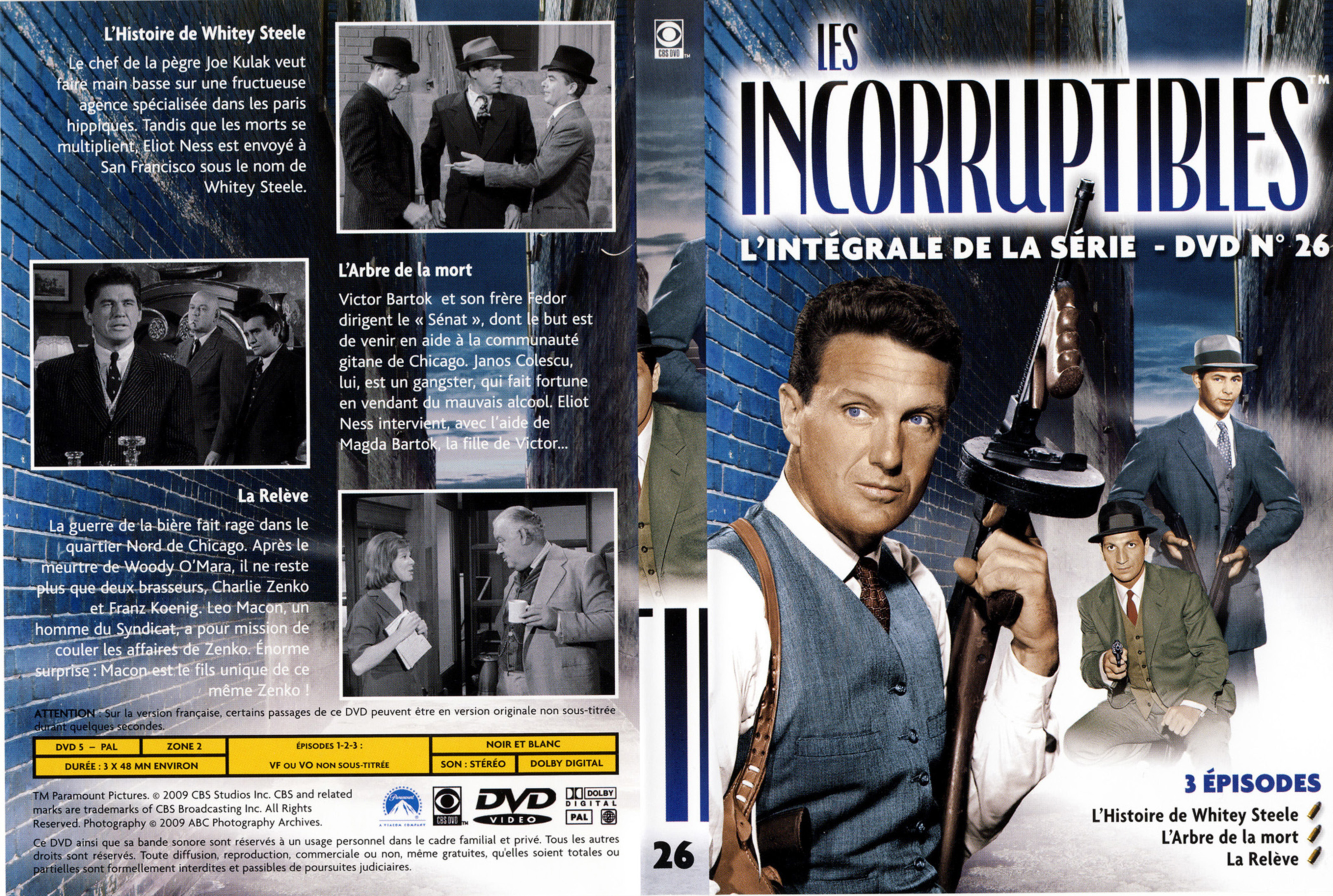 Jaquette DVD Les incorruptibles intgrale DVD 26