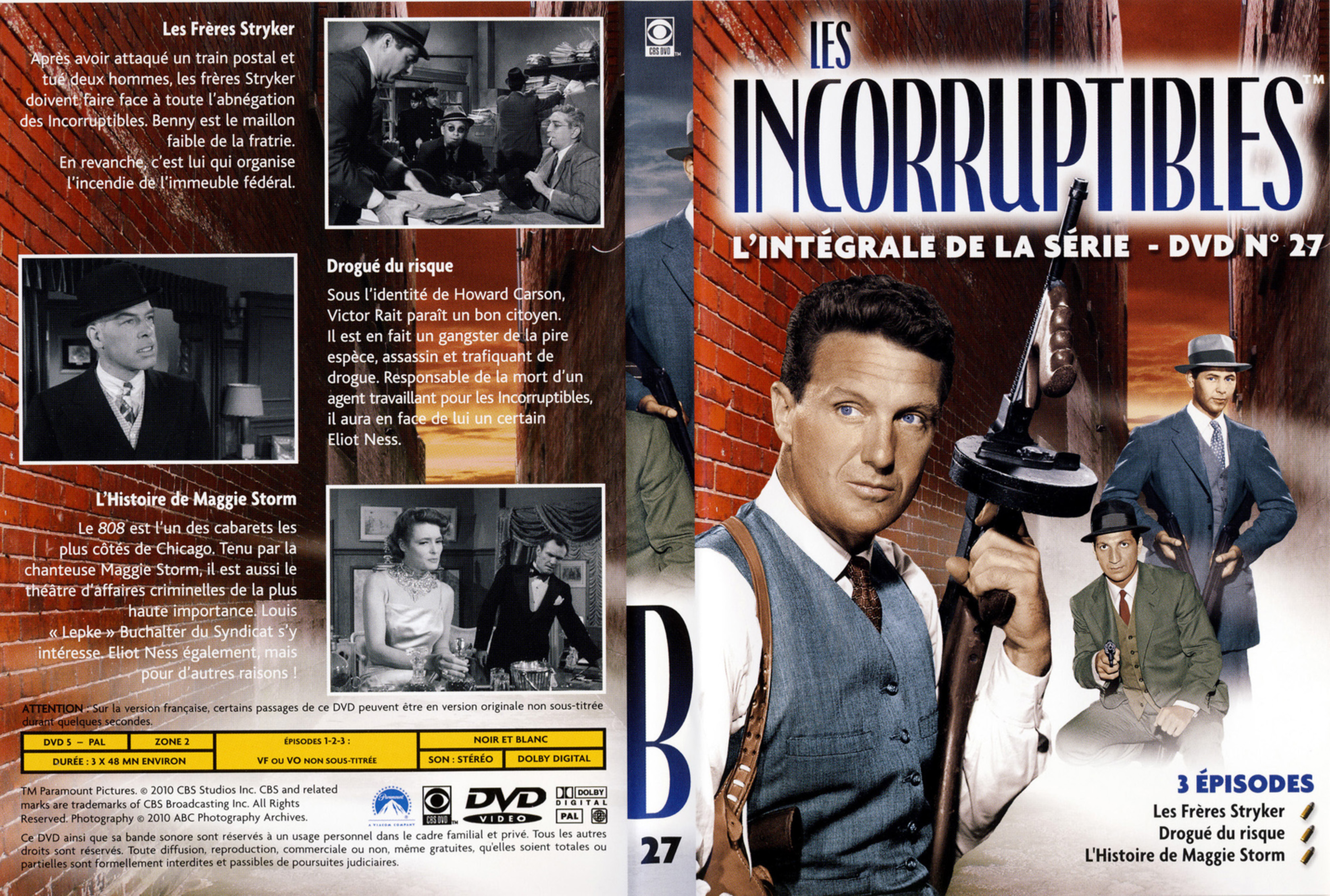 Jaquette DVD Les incorruptibles intgrale DVD 27
