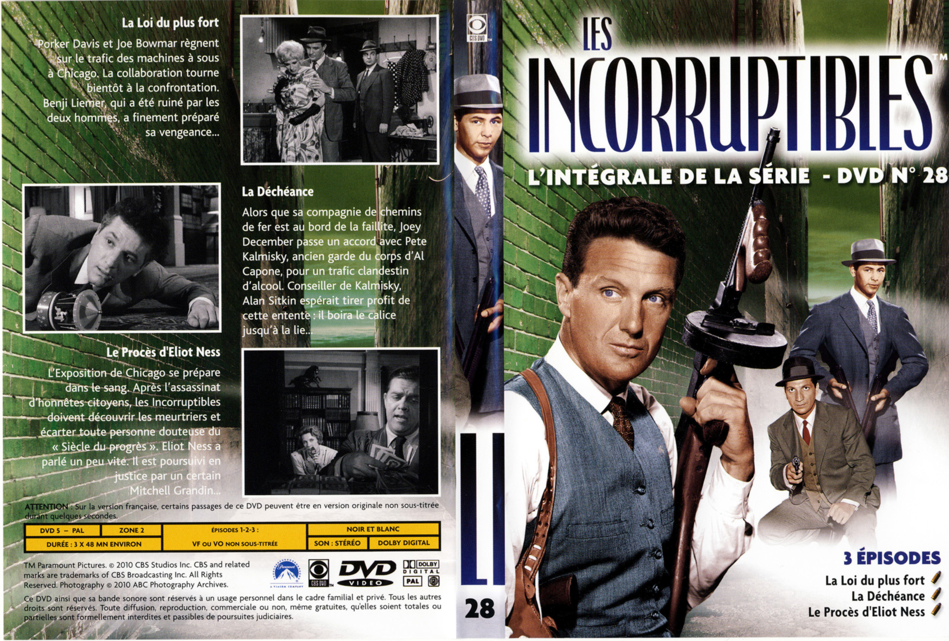Jaquette DVD Les incorruptibles intgrale DVD 28