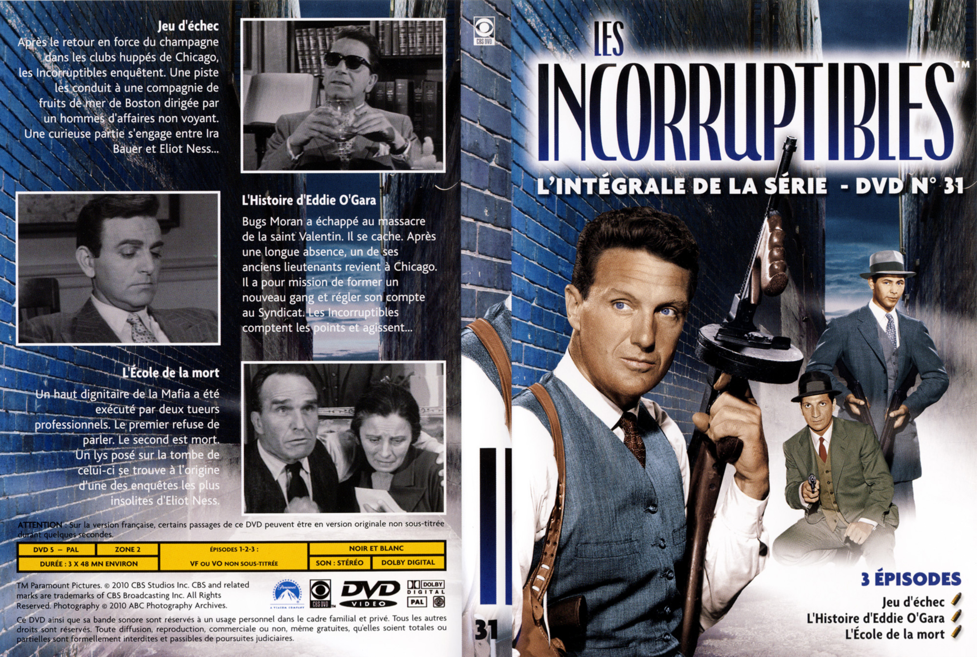 Jaquette DVD Les incorruptibles intgrale DVD 31