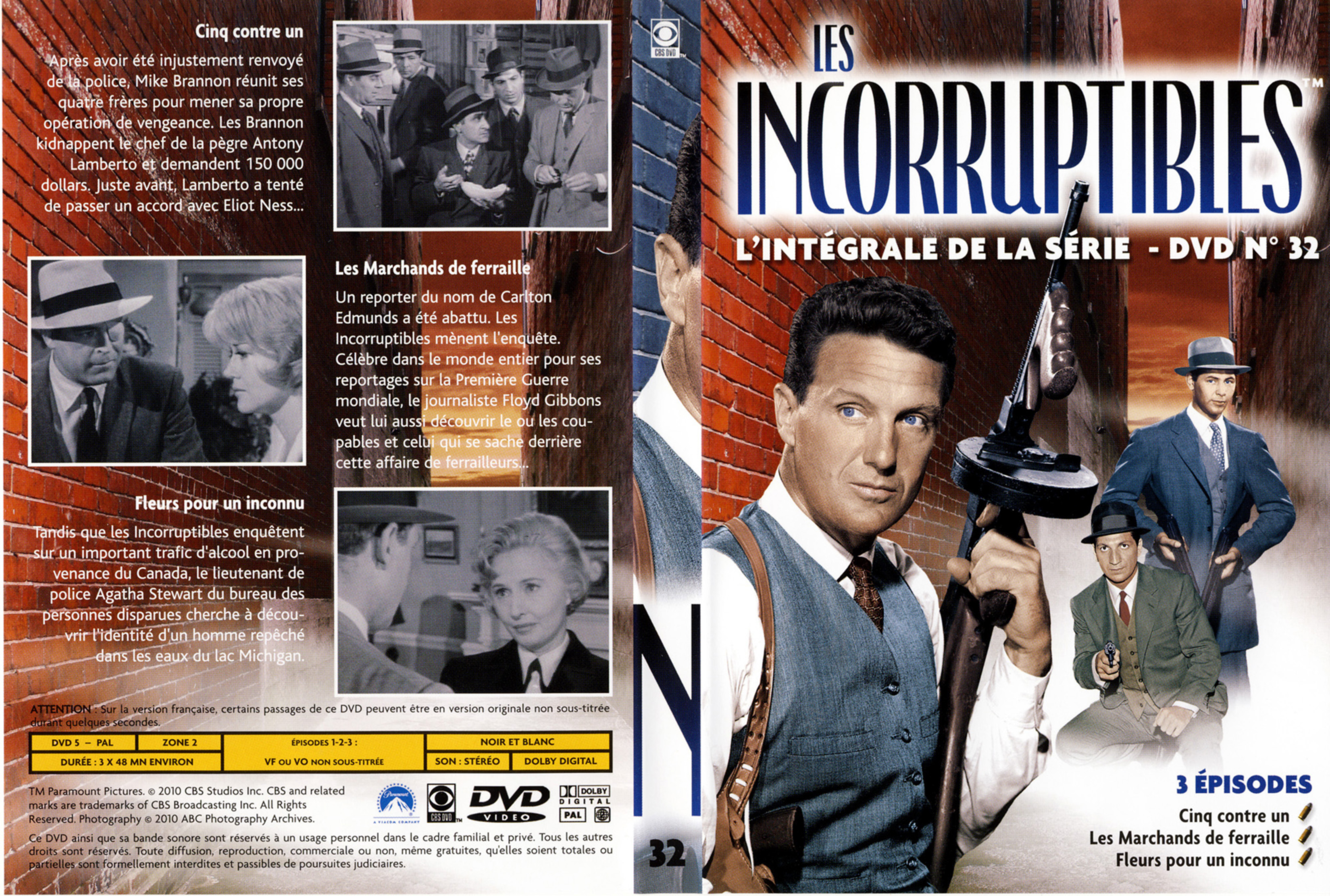 Jaquette DVD Les incorruptibles intgrale DVD 32