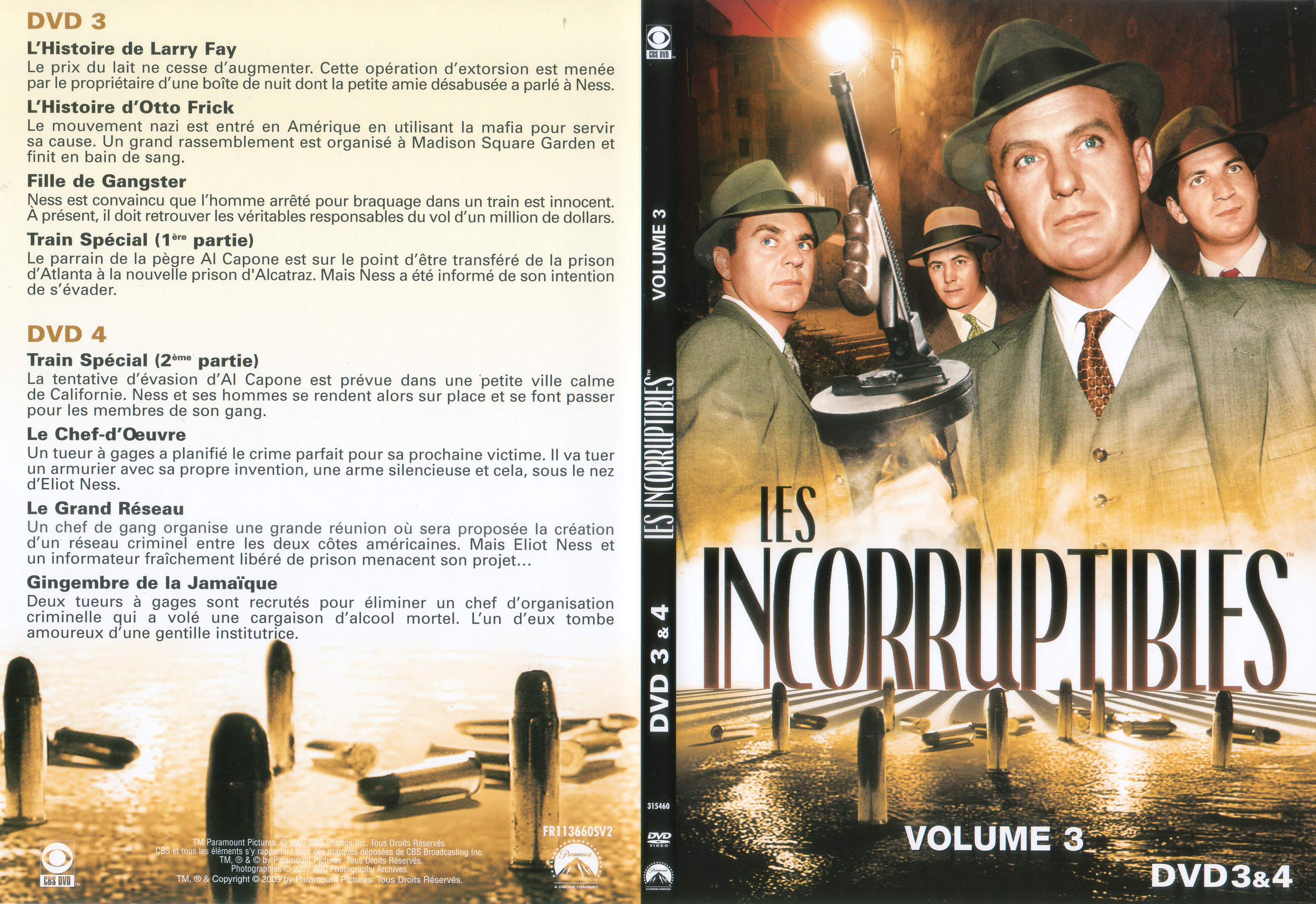 Jaquette DVD Les incorruptibles vol 03 DVD 2