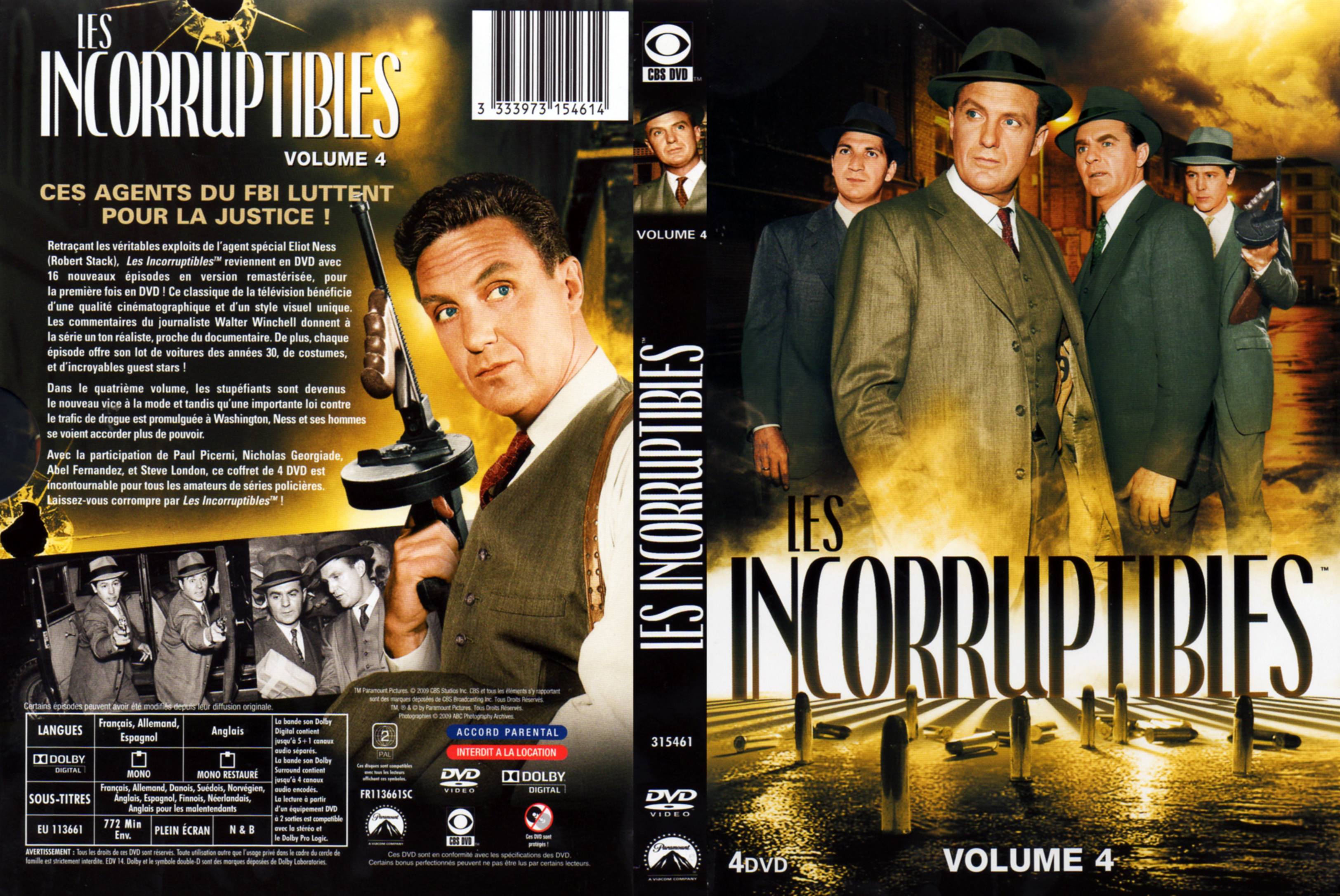 Jaquette DVD Les incorruptibles vol 04