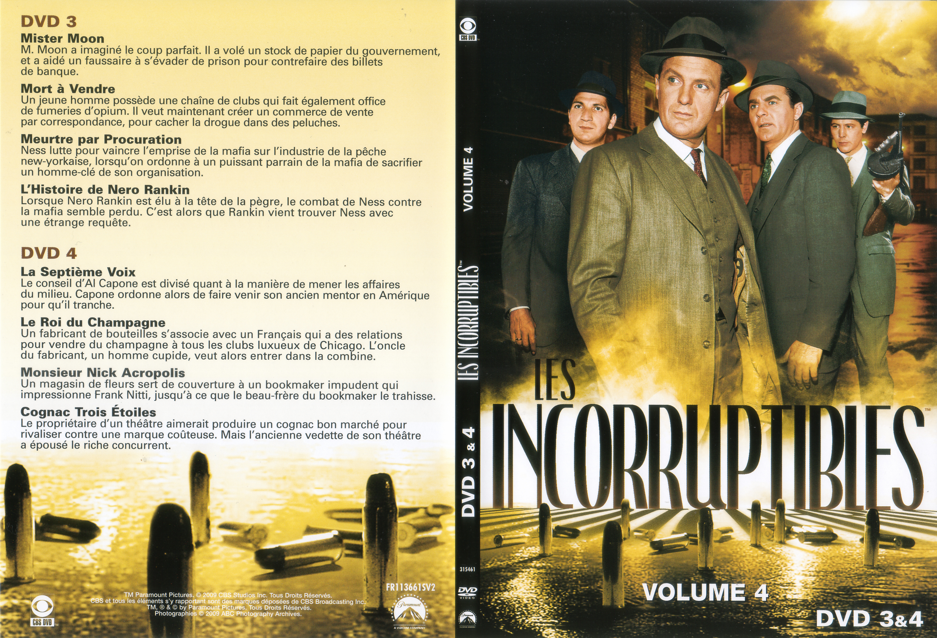 Jaquette DVD Les incorruptibles vol 04 DVD 2