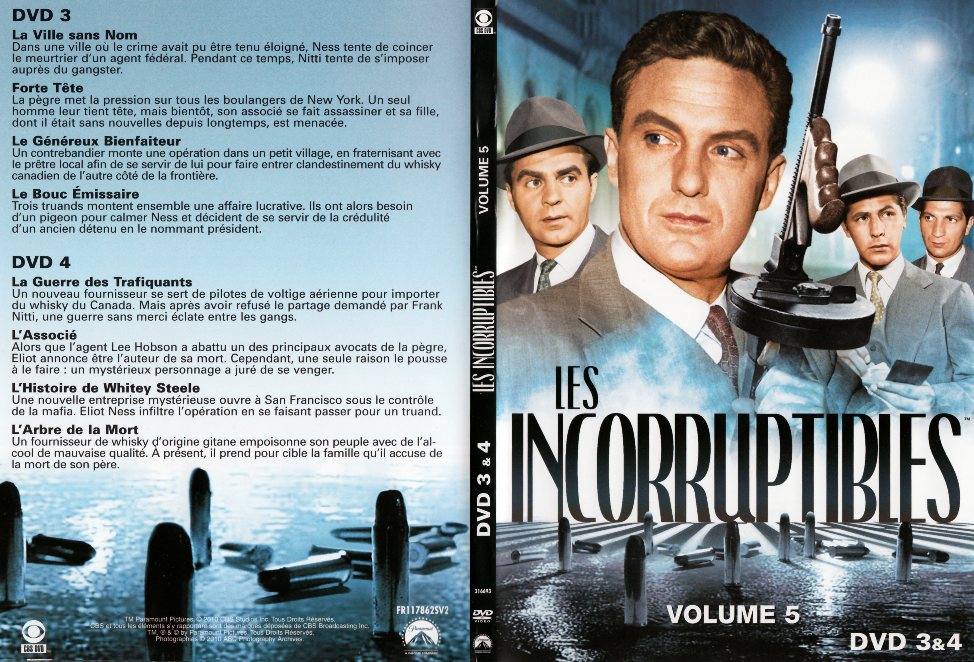 Jaquette DVD Les incorruptibles vol 05 DVD 2