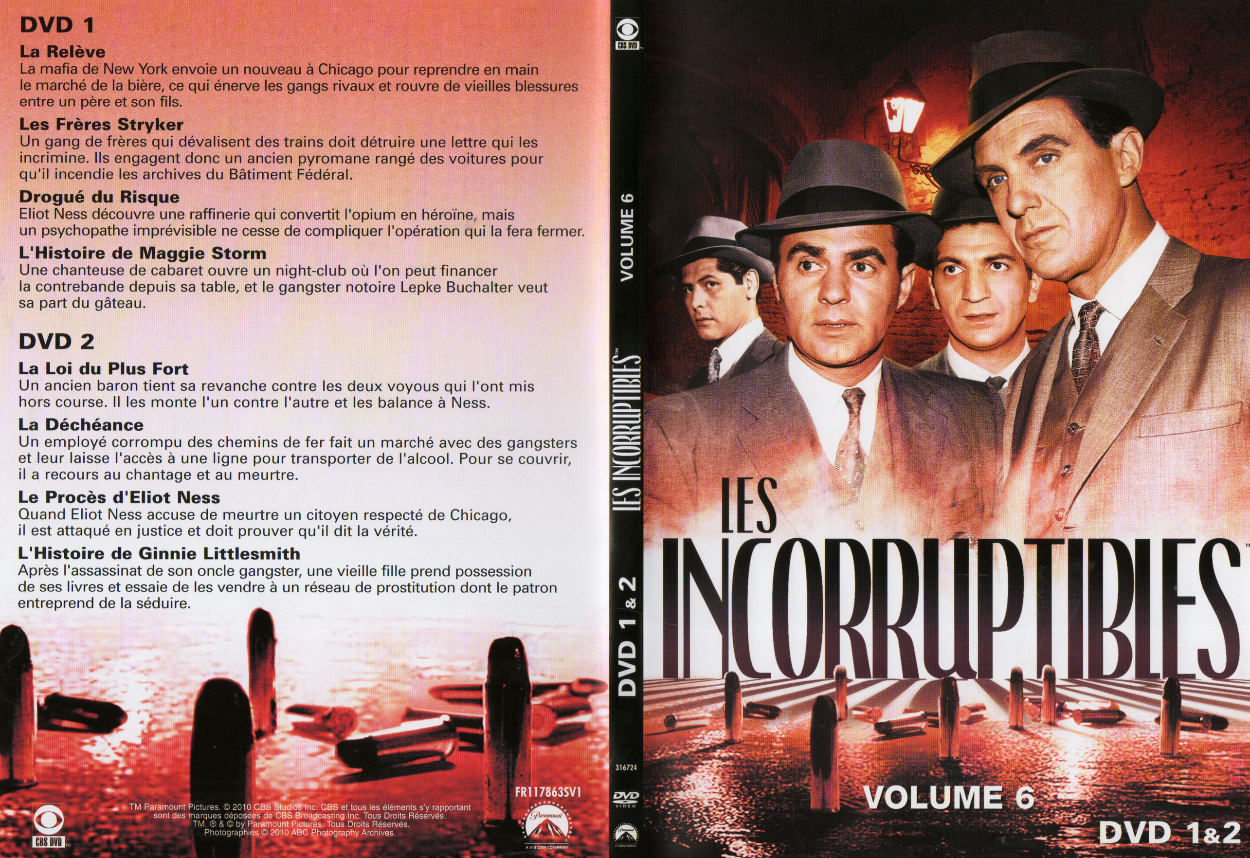 Jaquette DVD Les incorruptibles vol 06 DVD 1