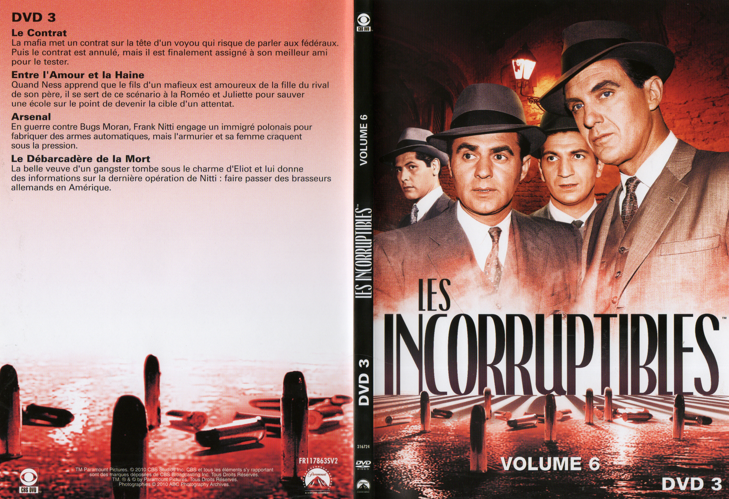 Jaquette DVD Les incorruptibles vol 06 DVD 2