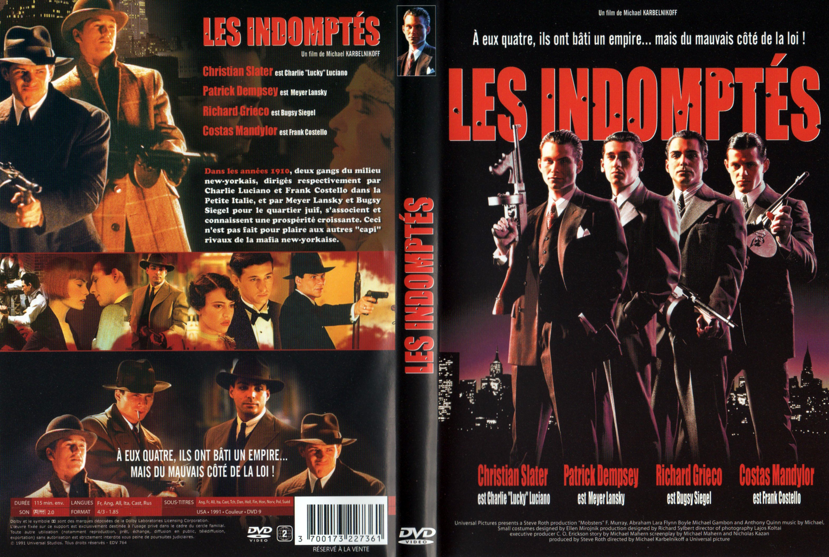 Jaquette DVD Les indompts