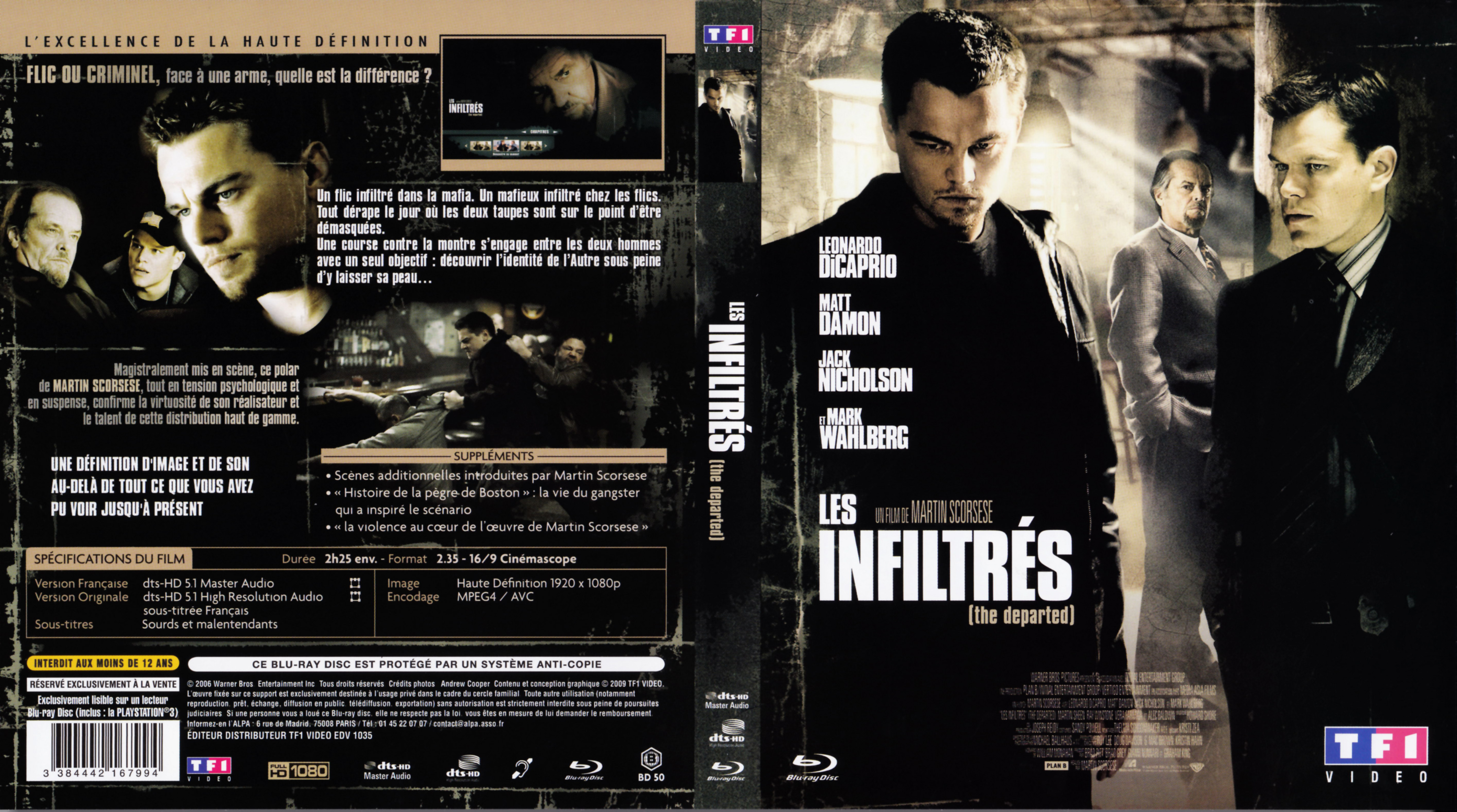 Jaquette DVD Les infiltrs (BLU-RAY)