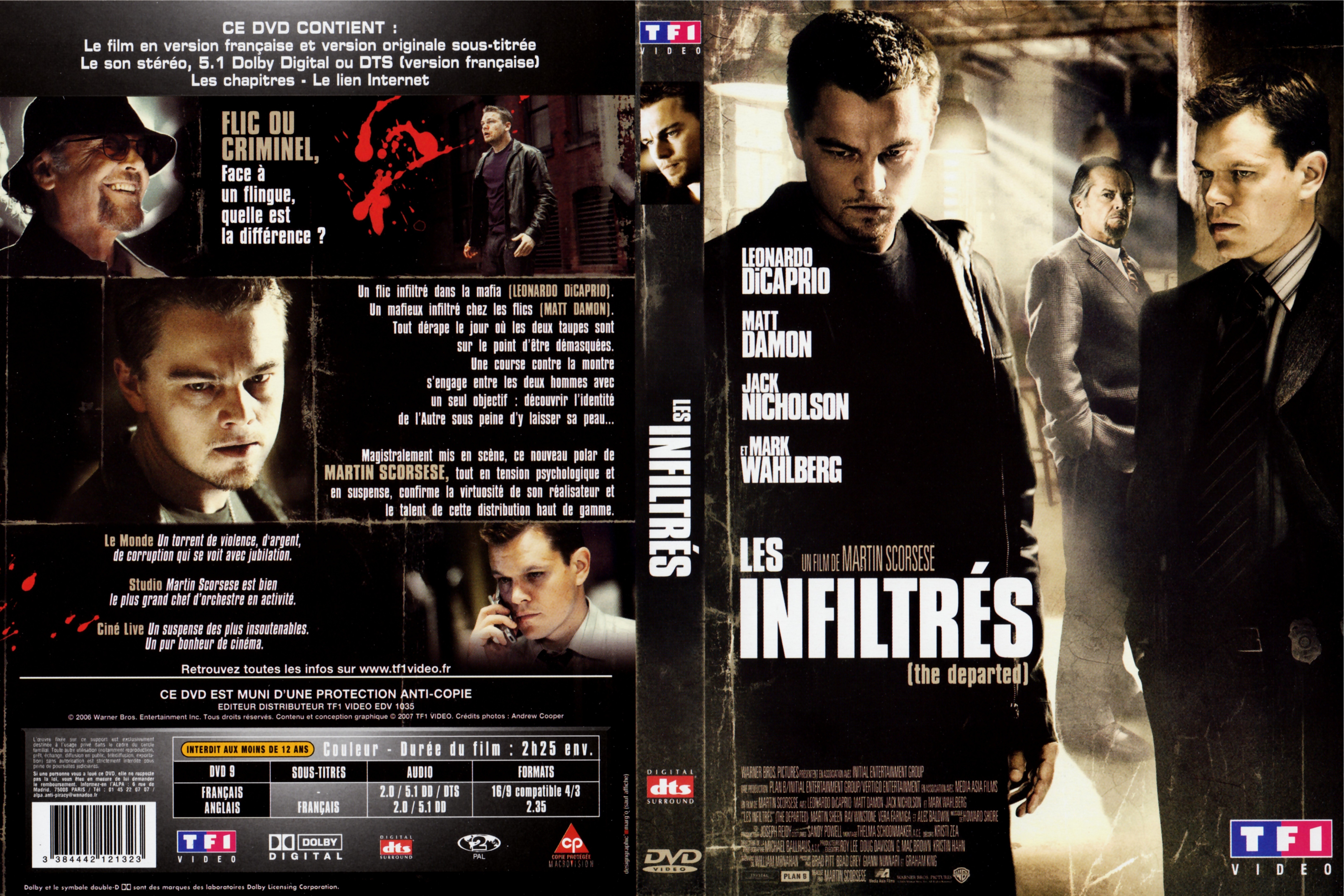 Jaquette DVD Les infiltres v2