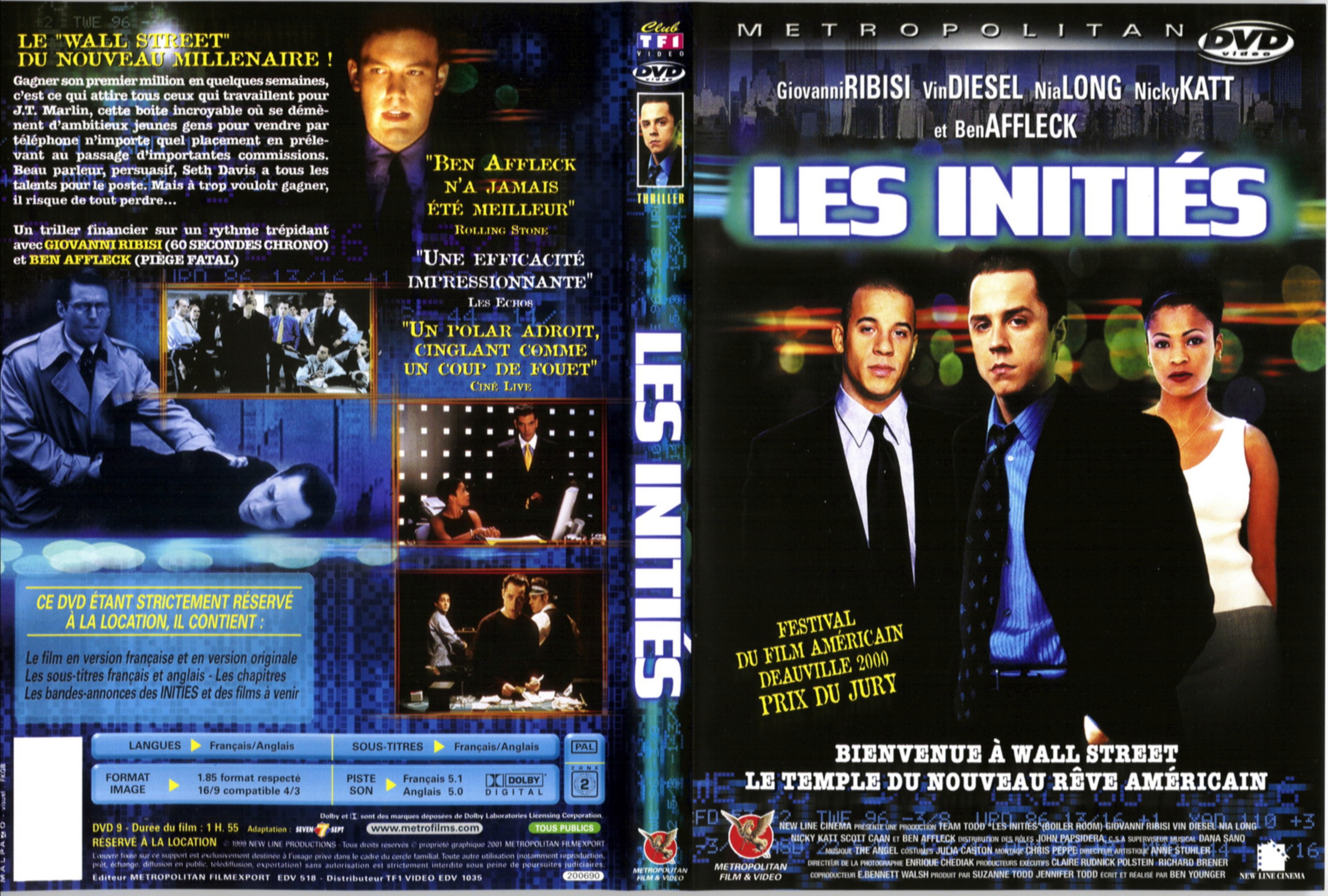 Jaquette DVD Les initis