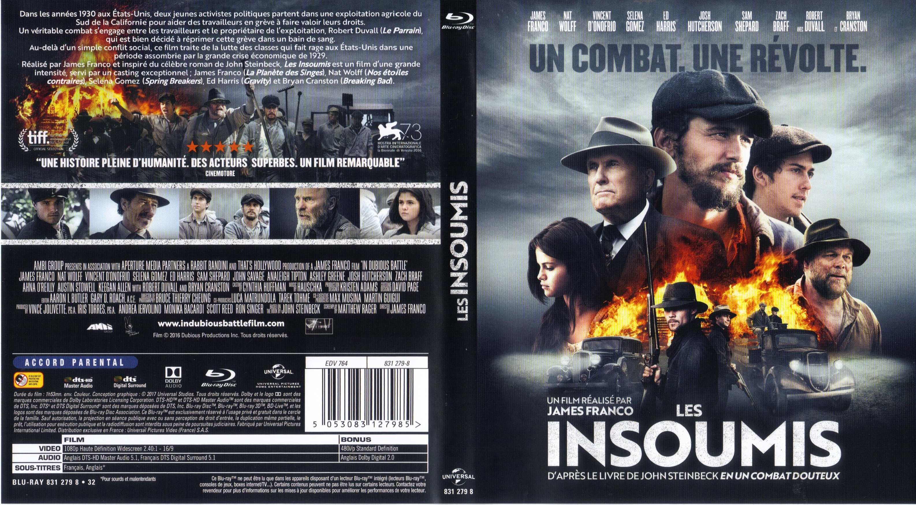 Jaquette DVD Les insoumis (2016) (BLU-RAY)