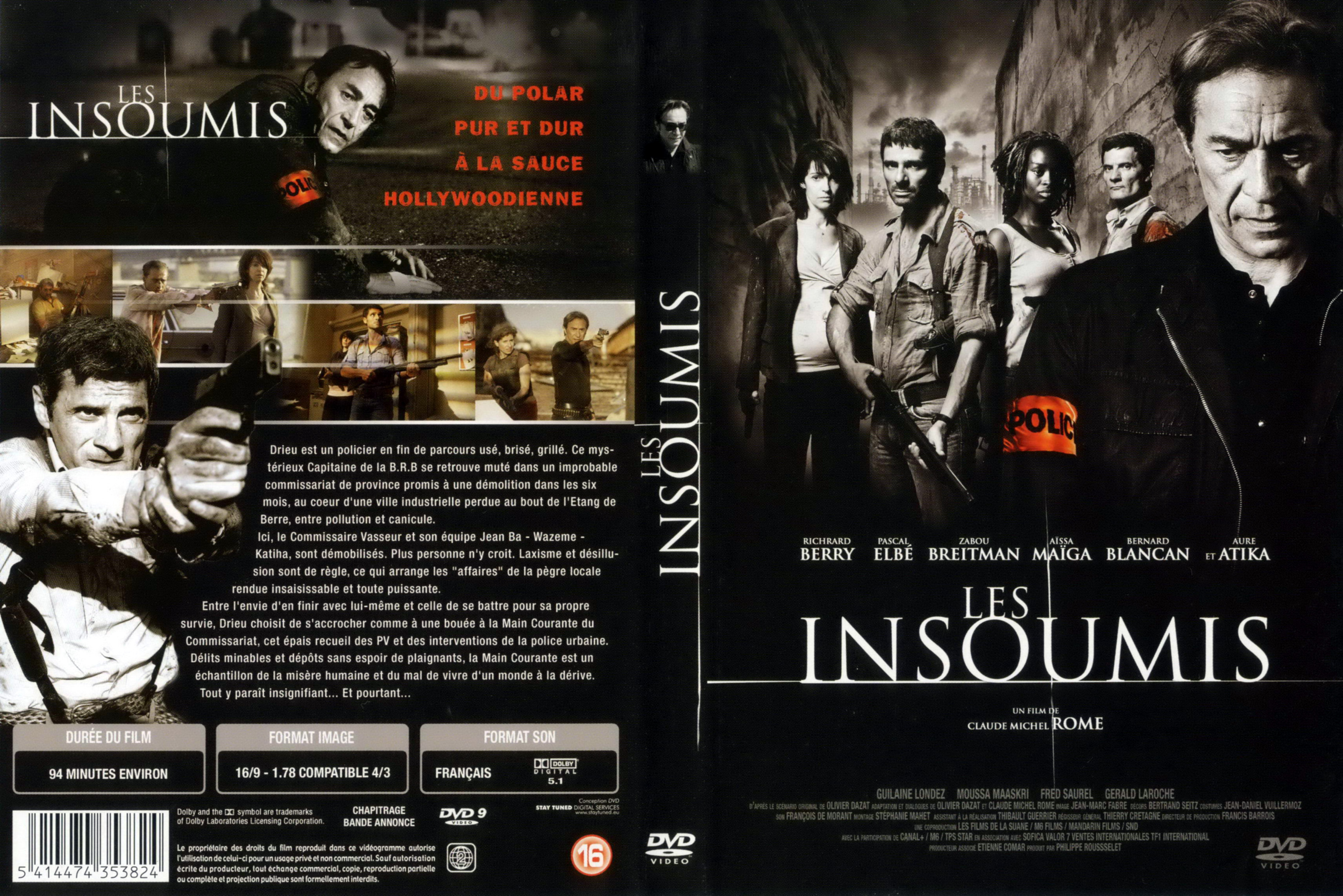 Jaquette DVD Les insoumis v2