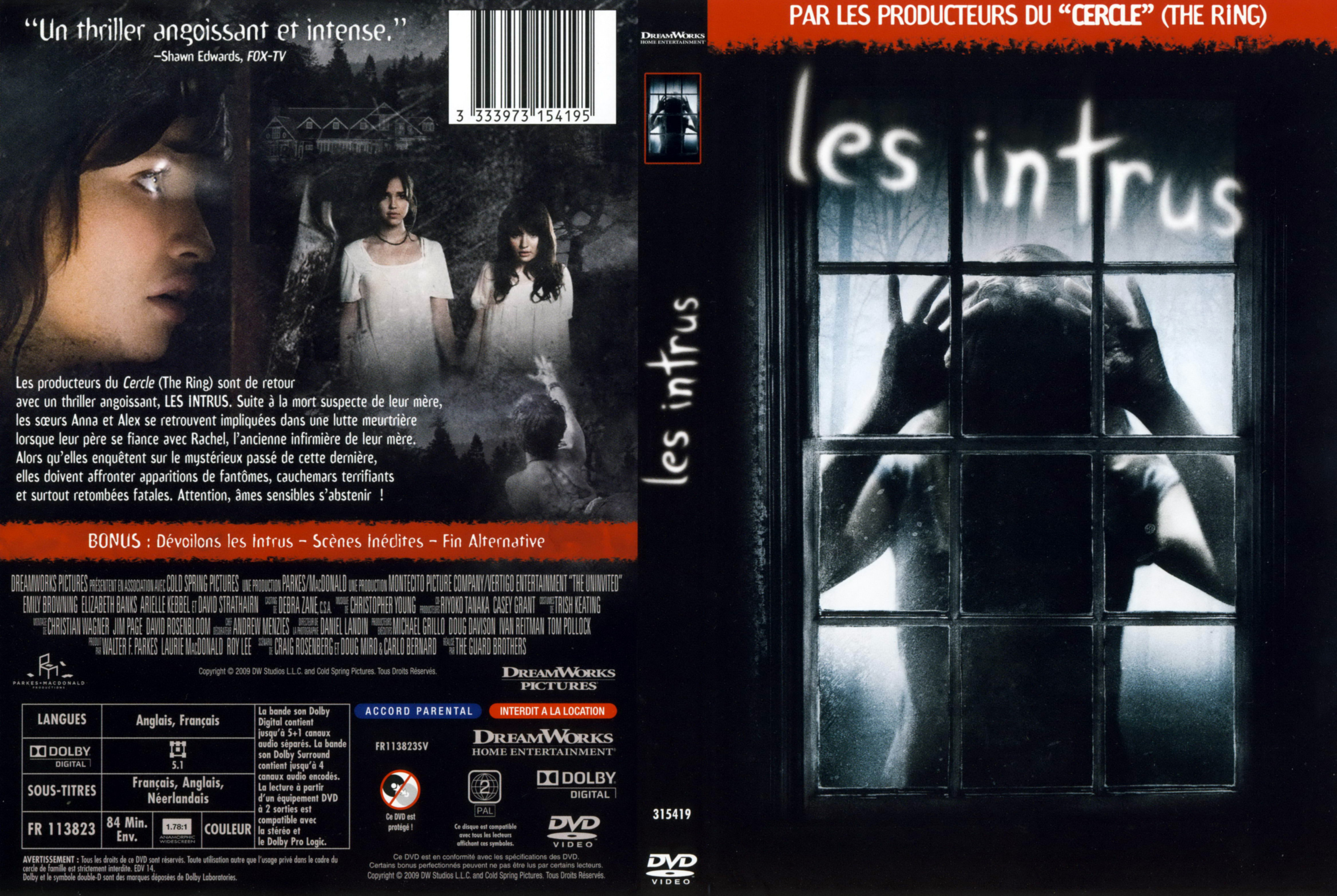 Jaquette DVD Les intrus