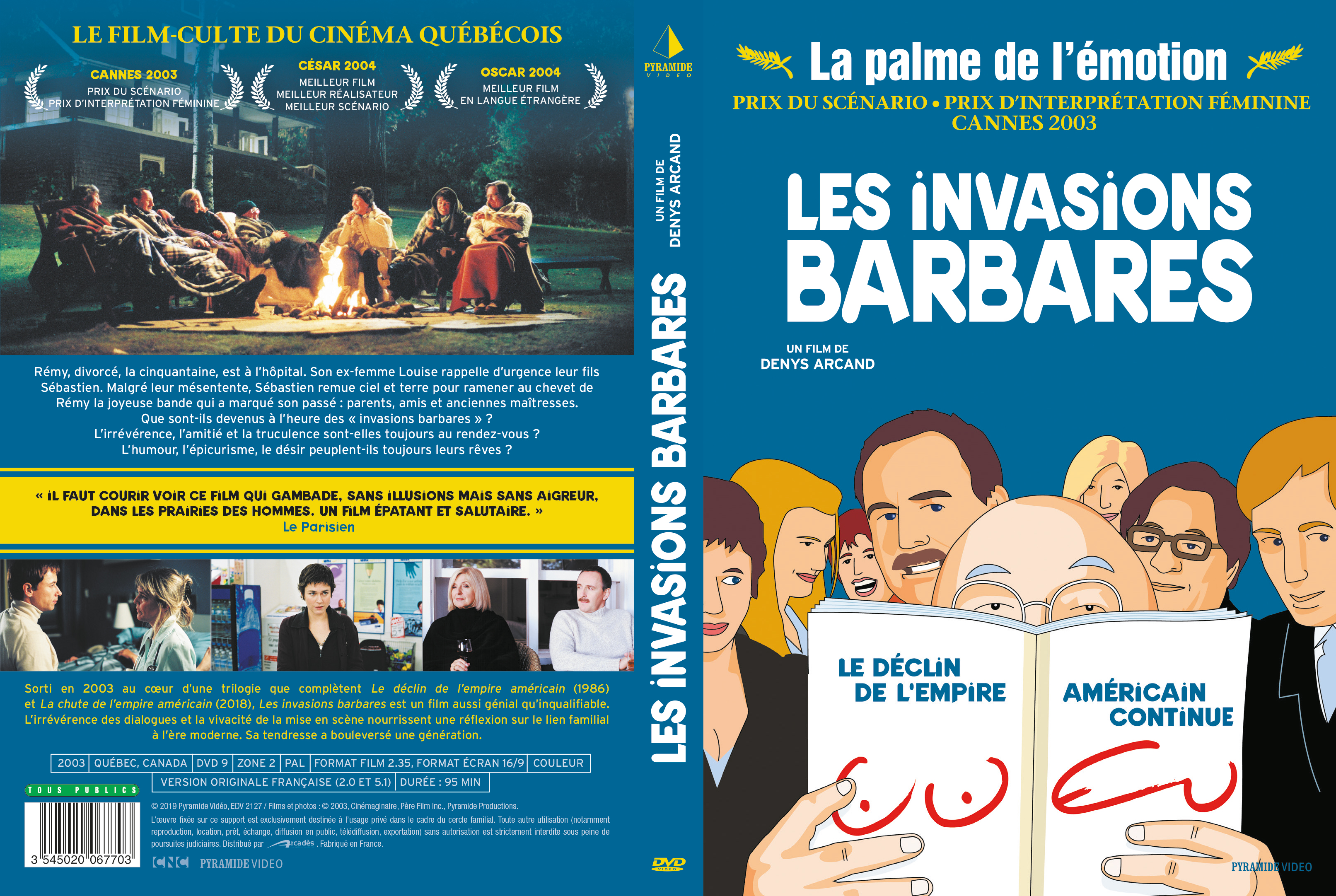 Jaquette DVD Les invasions barbares v4