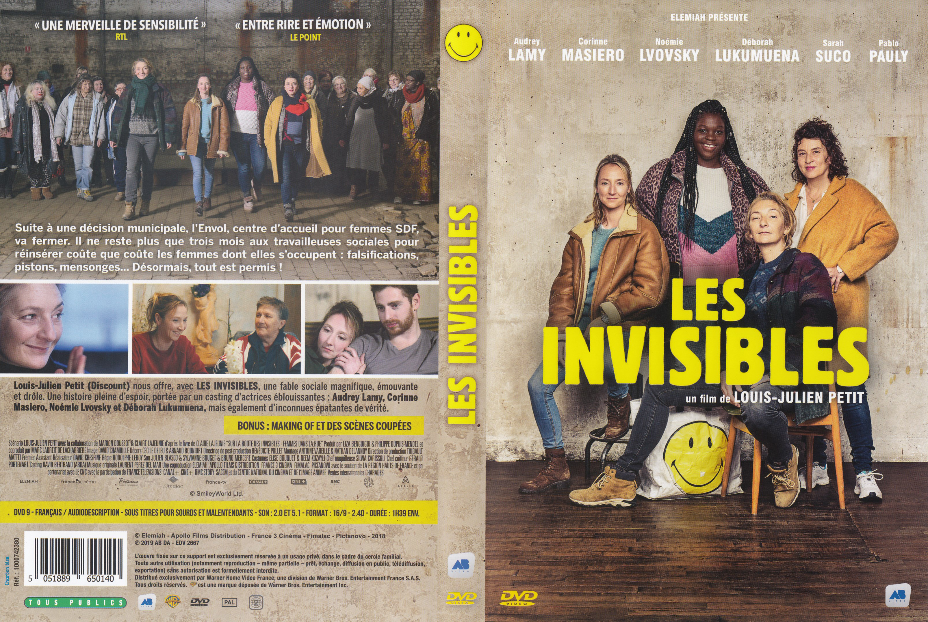 Jaquette DVD Les invisibles