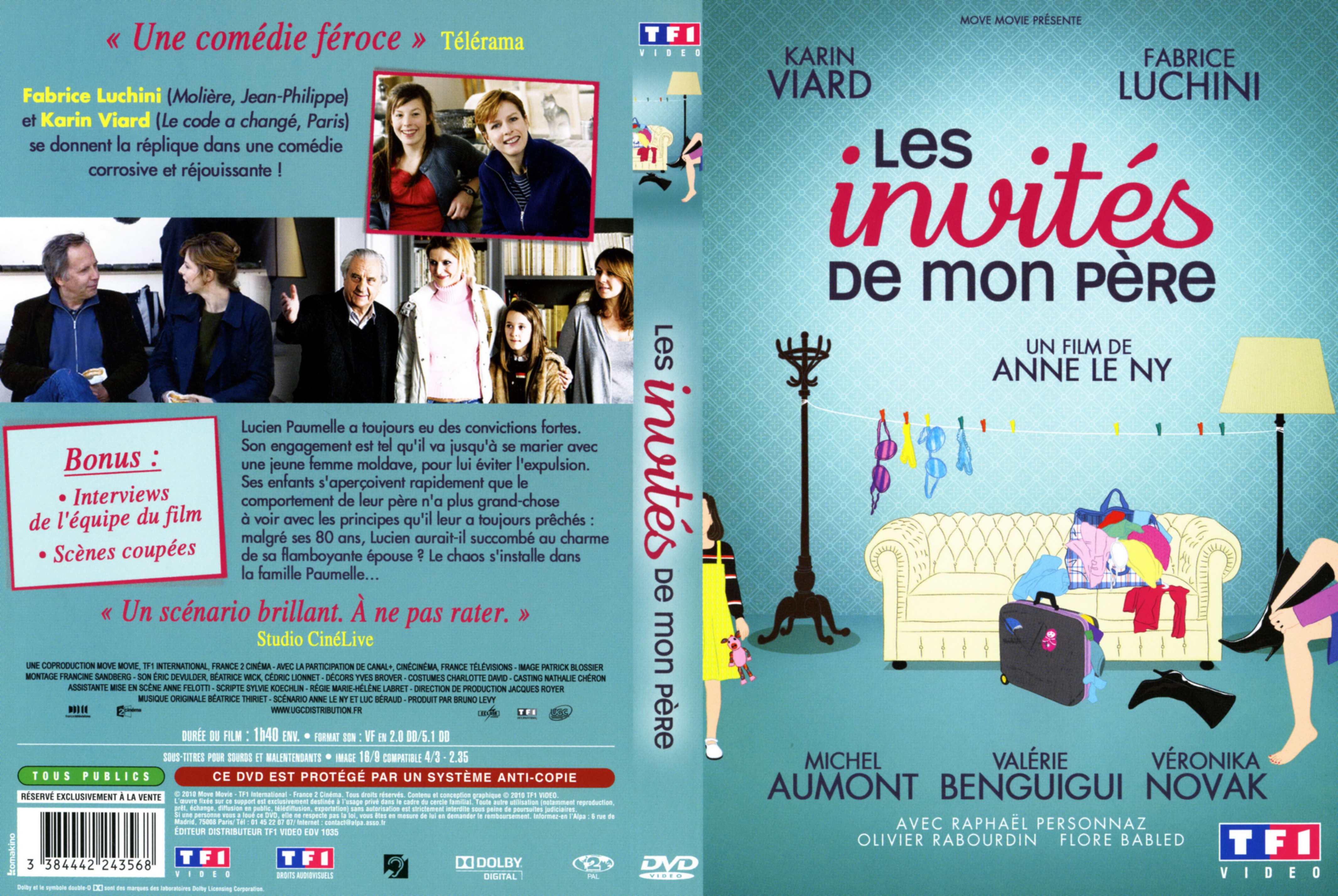 Jaquette DVD Les invits de mon pre