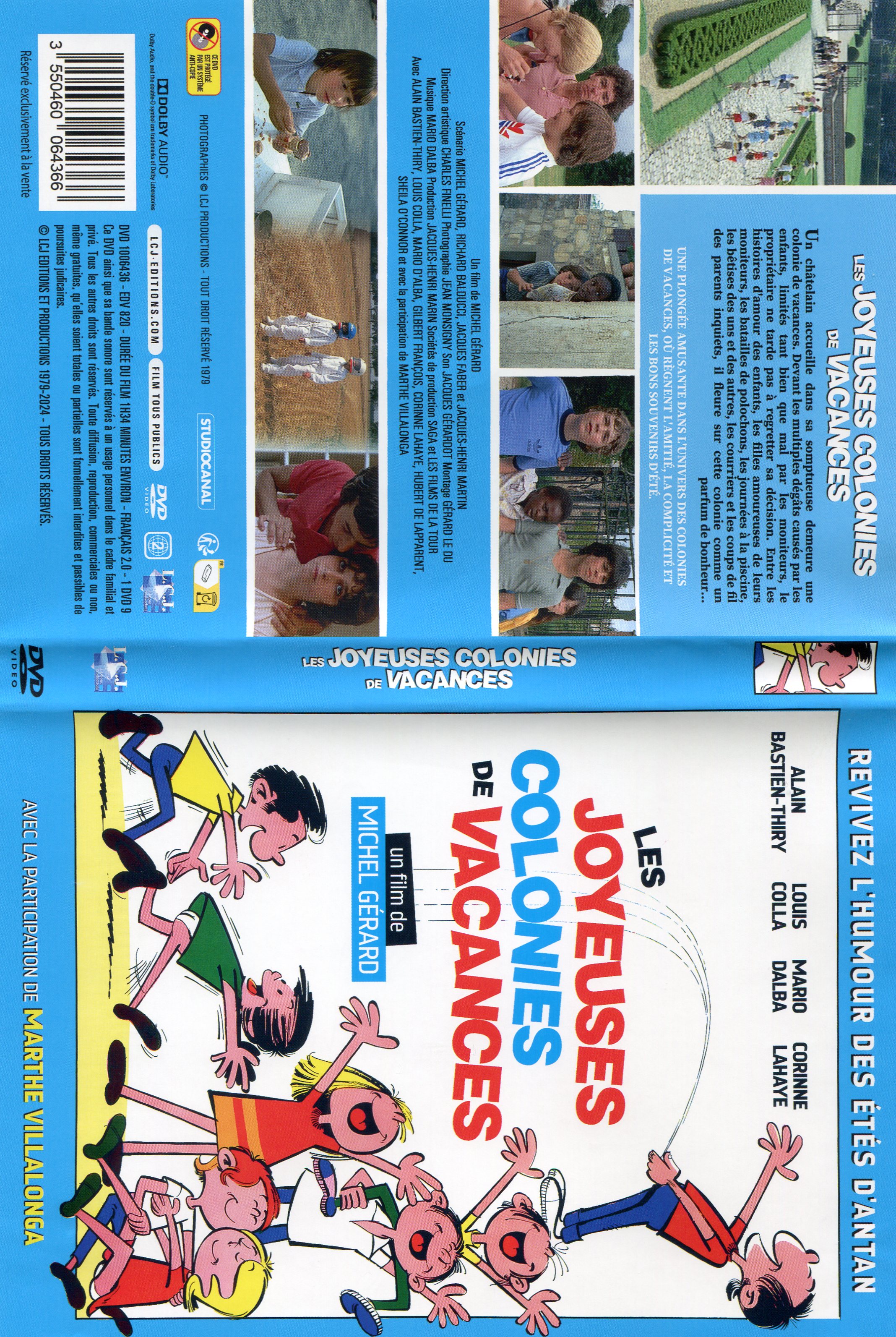 Jaquette DVD Les joyeuses colonies de vacances