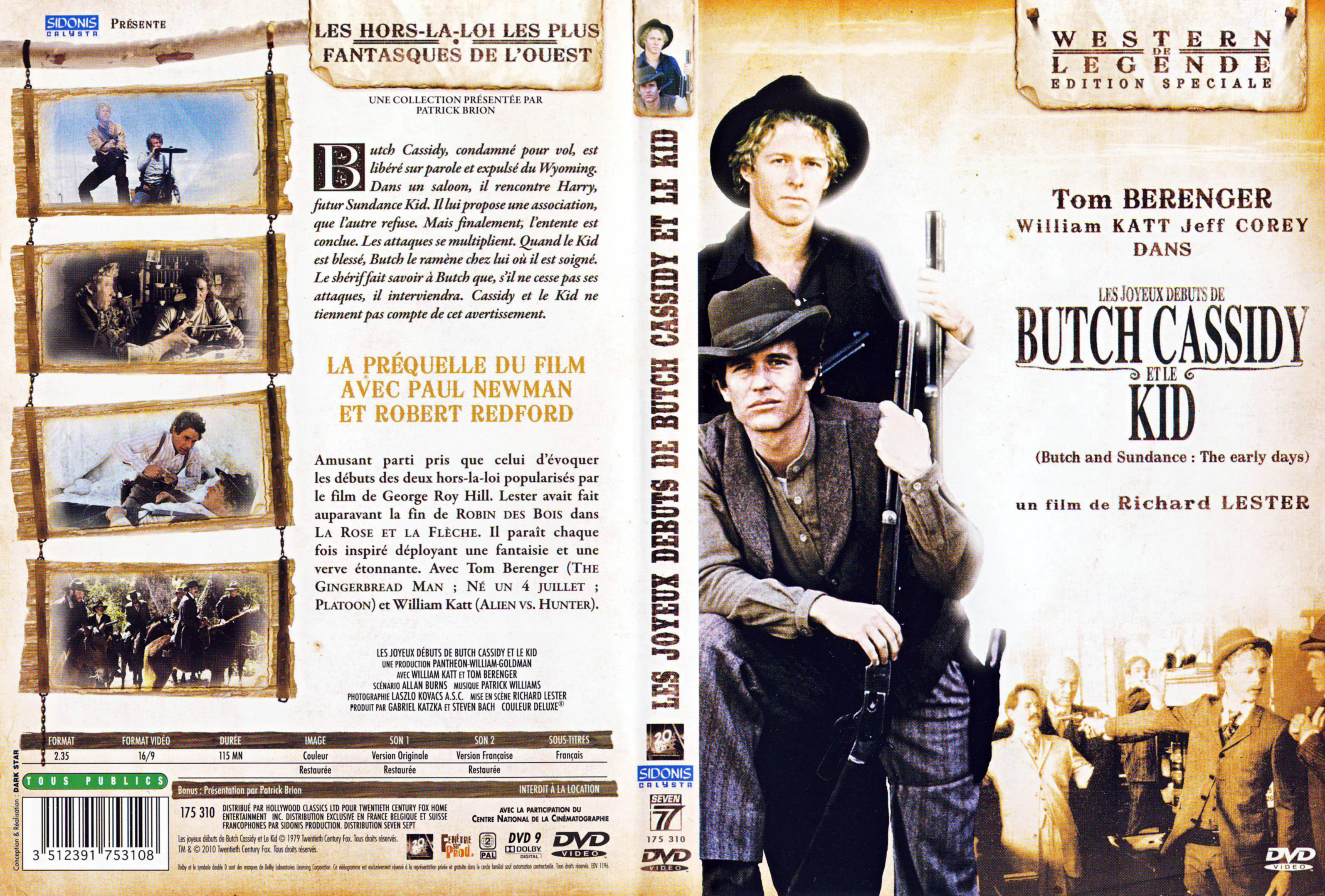 Jaquette DVD Les joyeux dbuts de Butch Cassidy et le Kid
