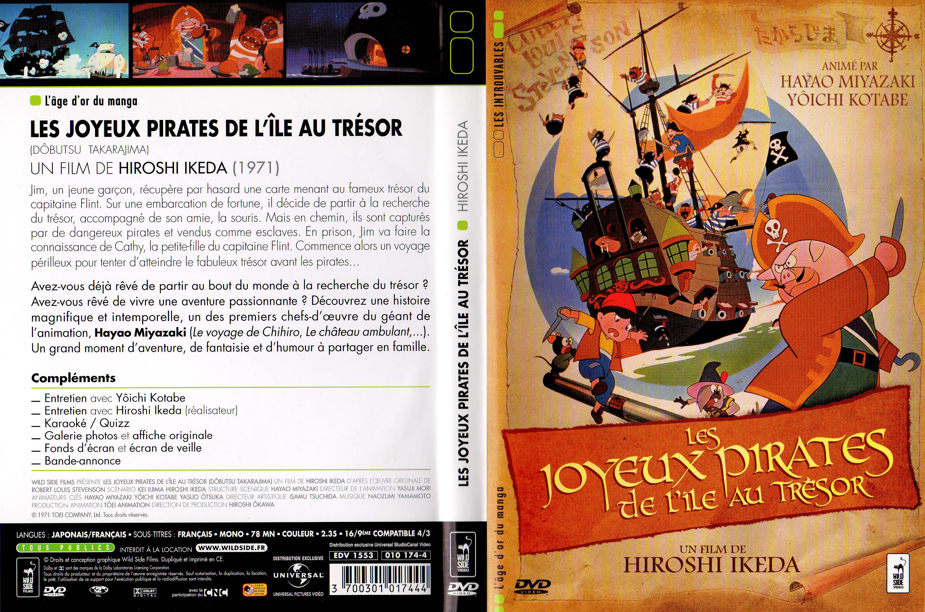 Jaquette DVD Les joyeux pirates de l