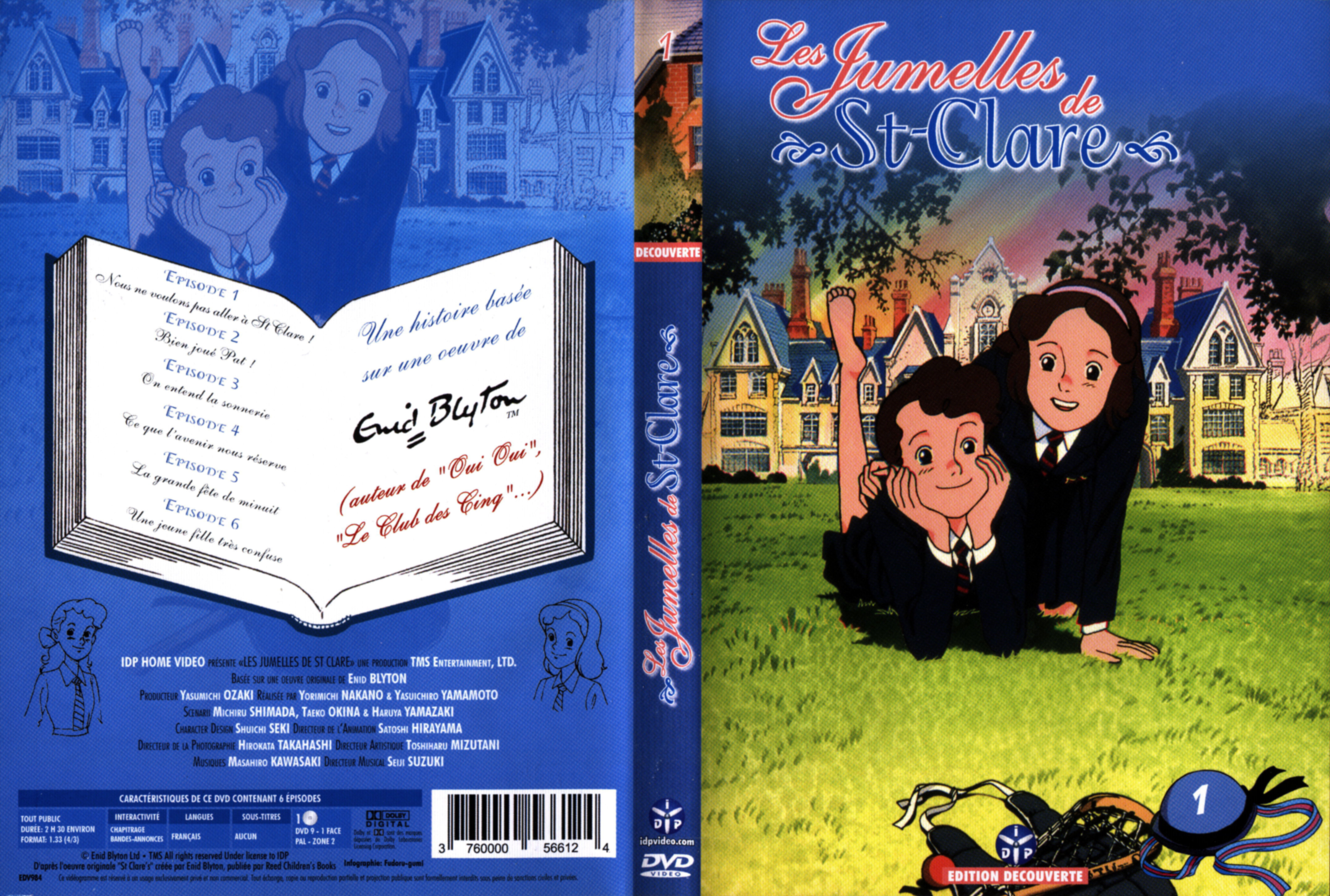 Jaquette DVD Les jumelles de St-Clare vol 1