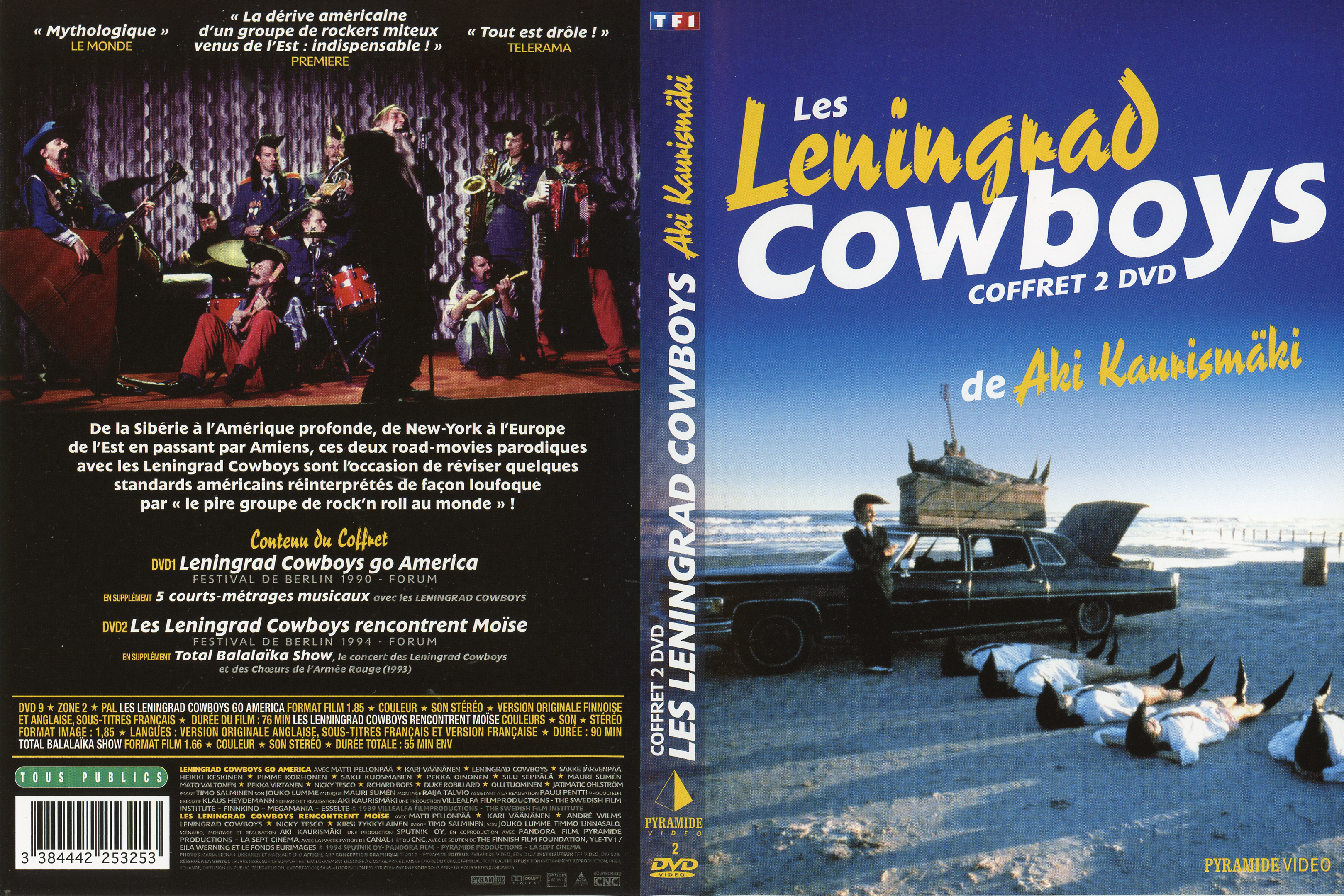 Jaquette DVD Les leningrad cowboys COFFRET