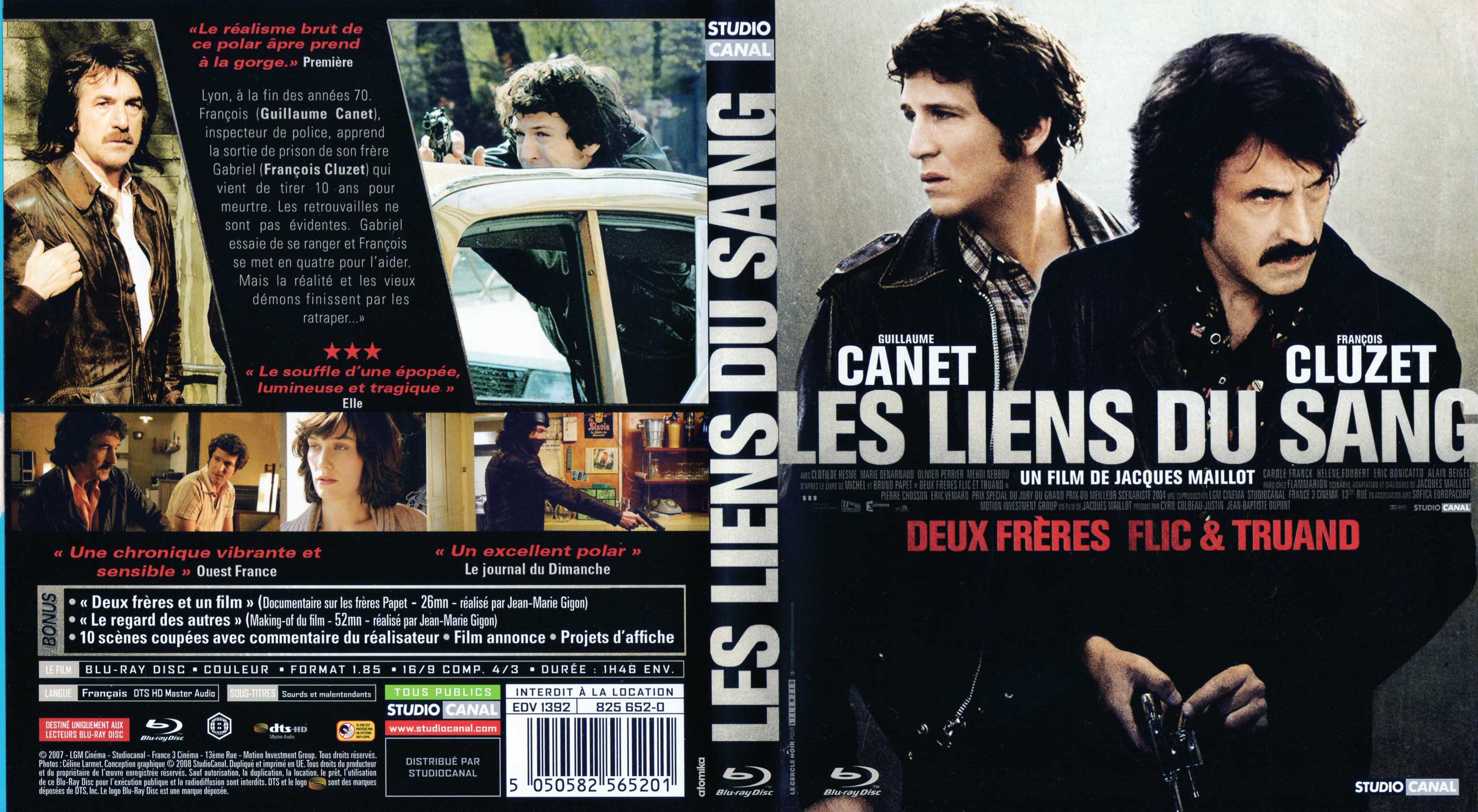 Jaquette DVD Les liens du sang (BLU-RAY)