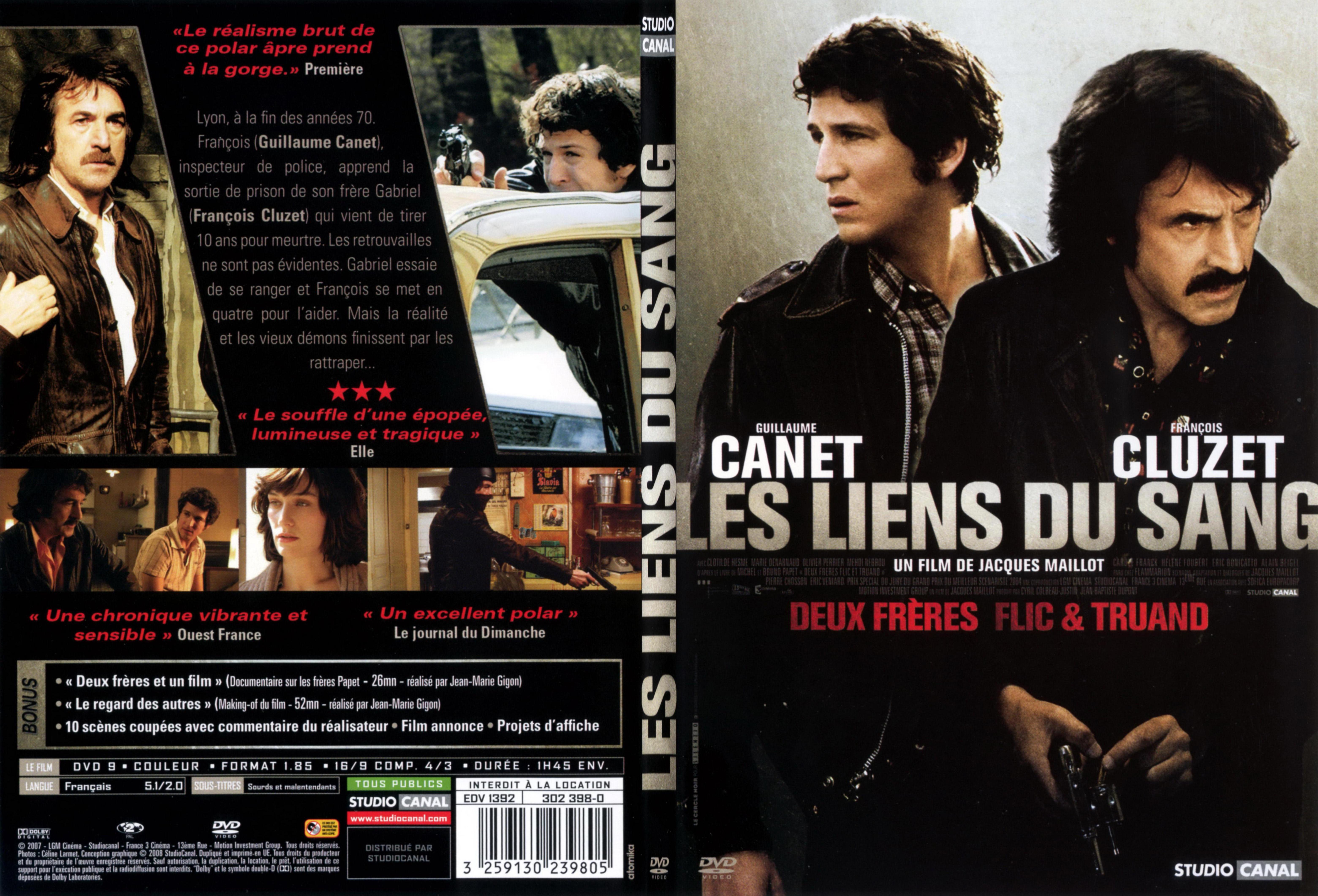 Jaquette DVD Les liens du sang - SLIM