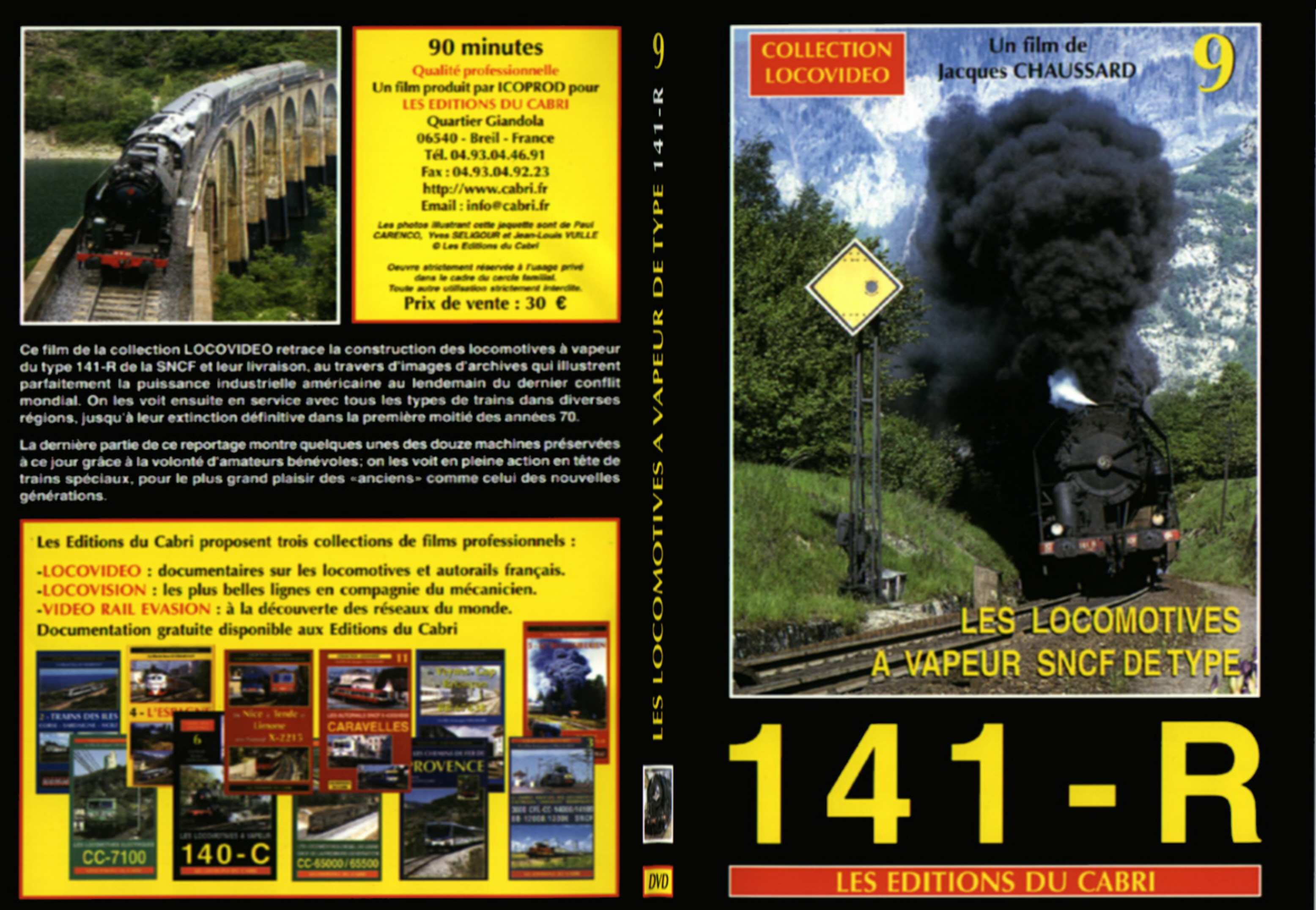 Jaquette DVD Les locomotives 141-R - SLIM